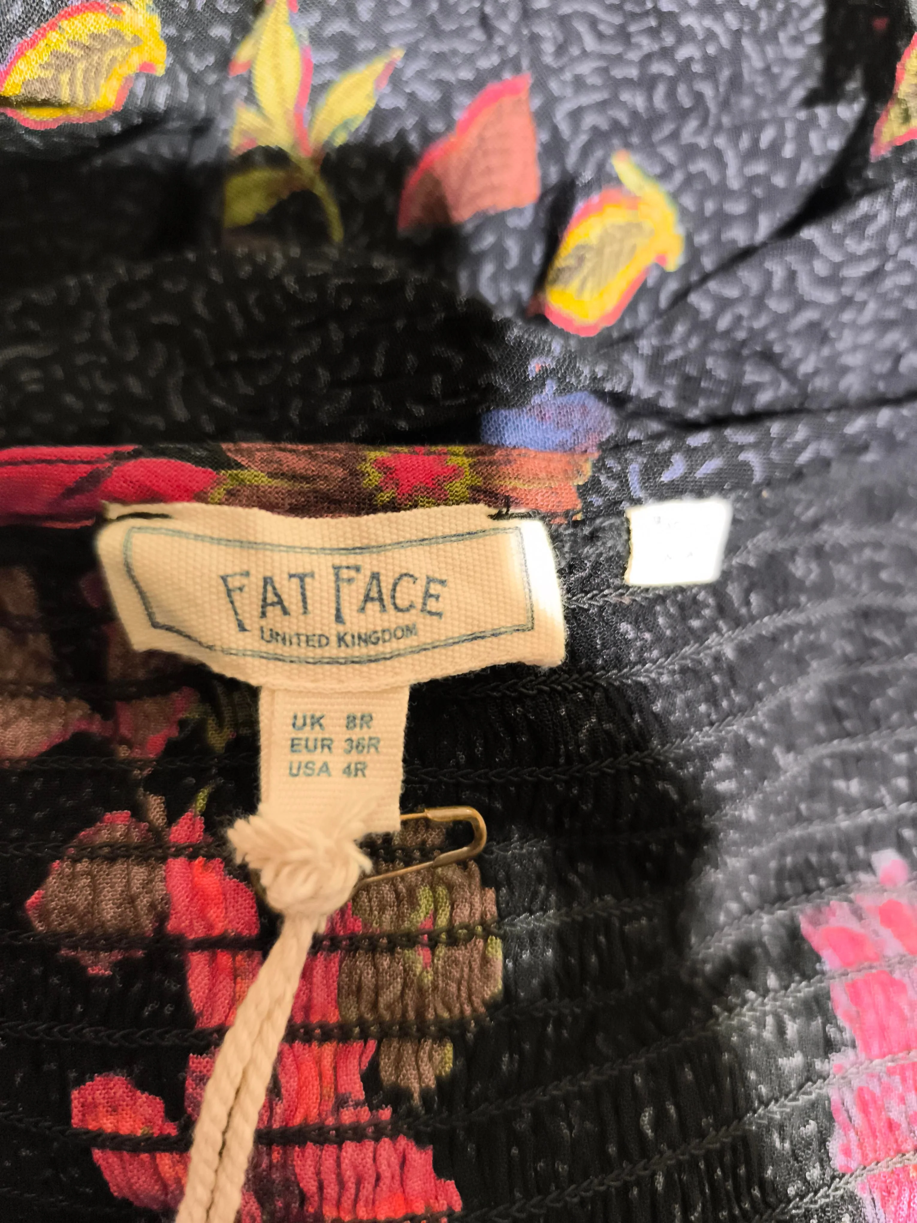 Fat Face Shirt Midi Dress UK8 in Multi - Image 5