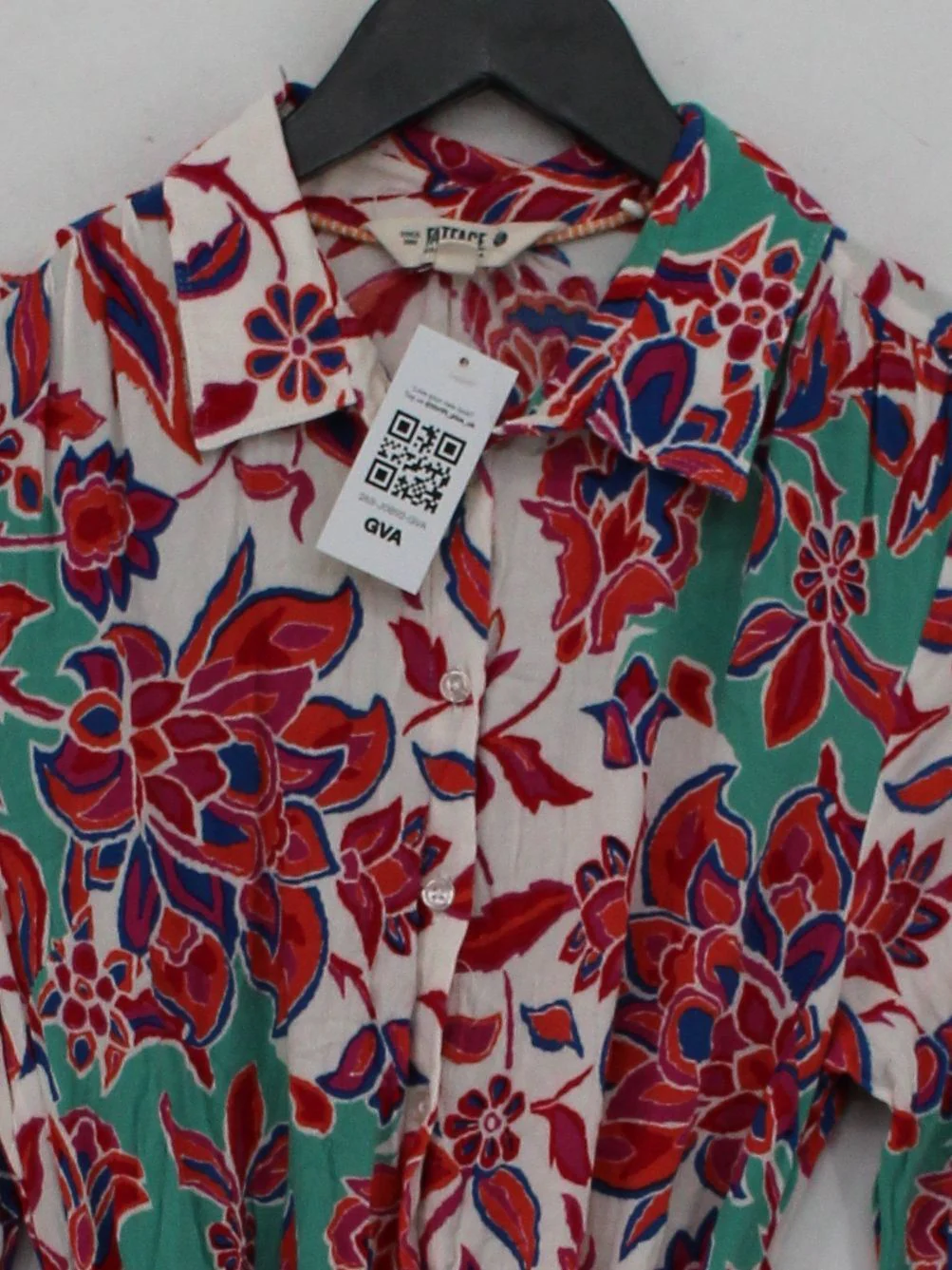 Fat Face Shirt Midi Dress UK8 in Multi - Image 3