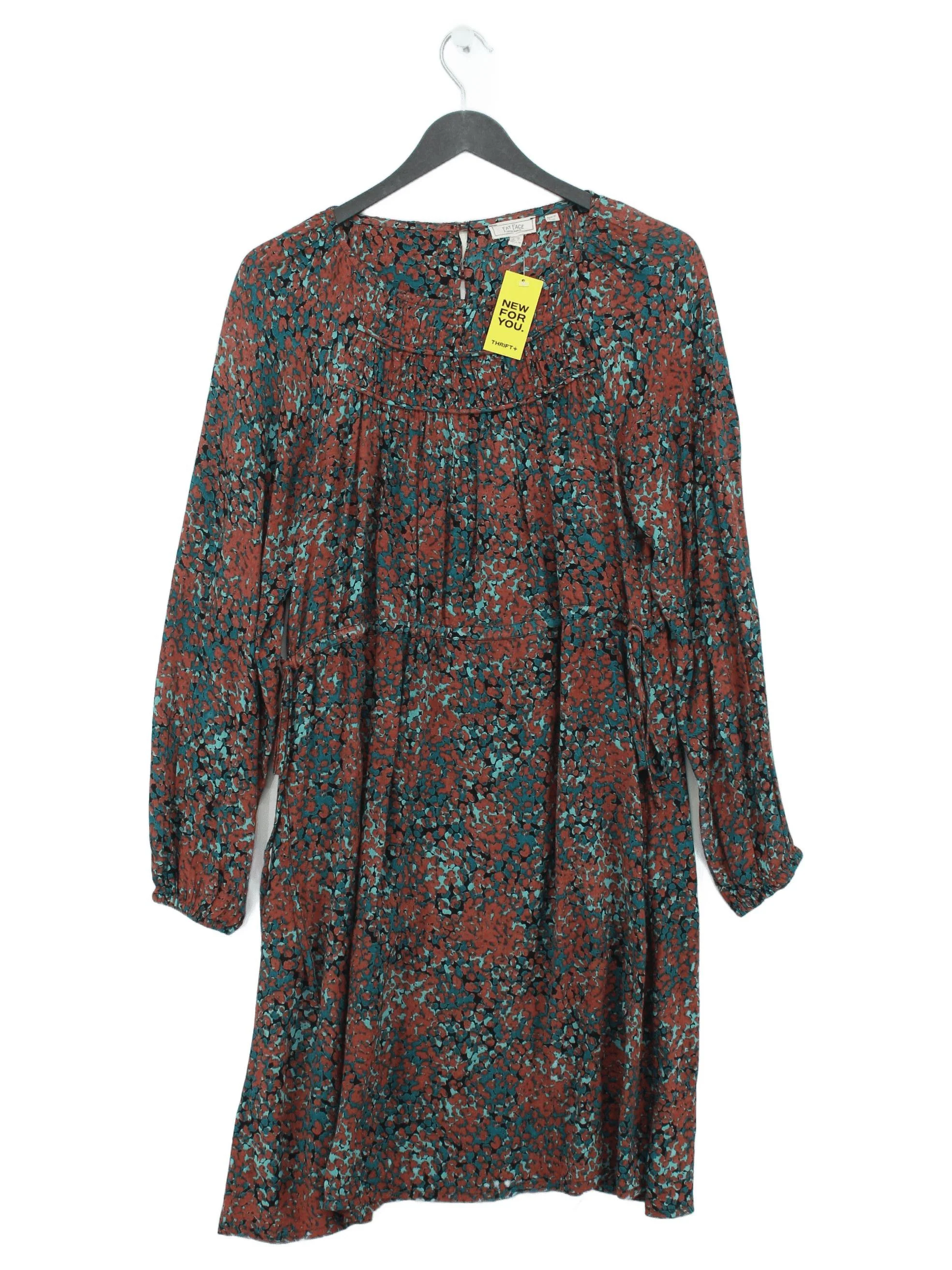 Fat Face Shirt Mini Dress UK10 in Multi