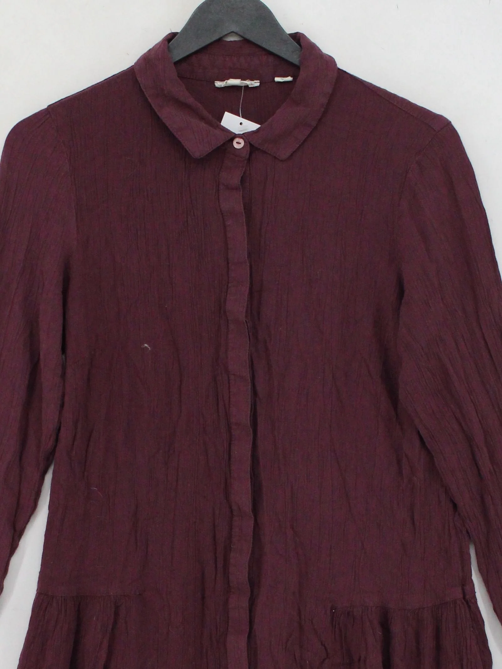 Fat Face Shirt Mini Dress UK10 in Red - Image 3