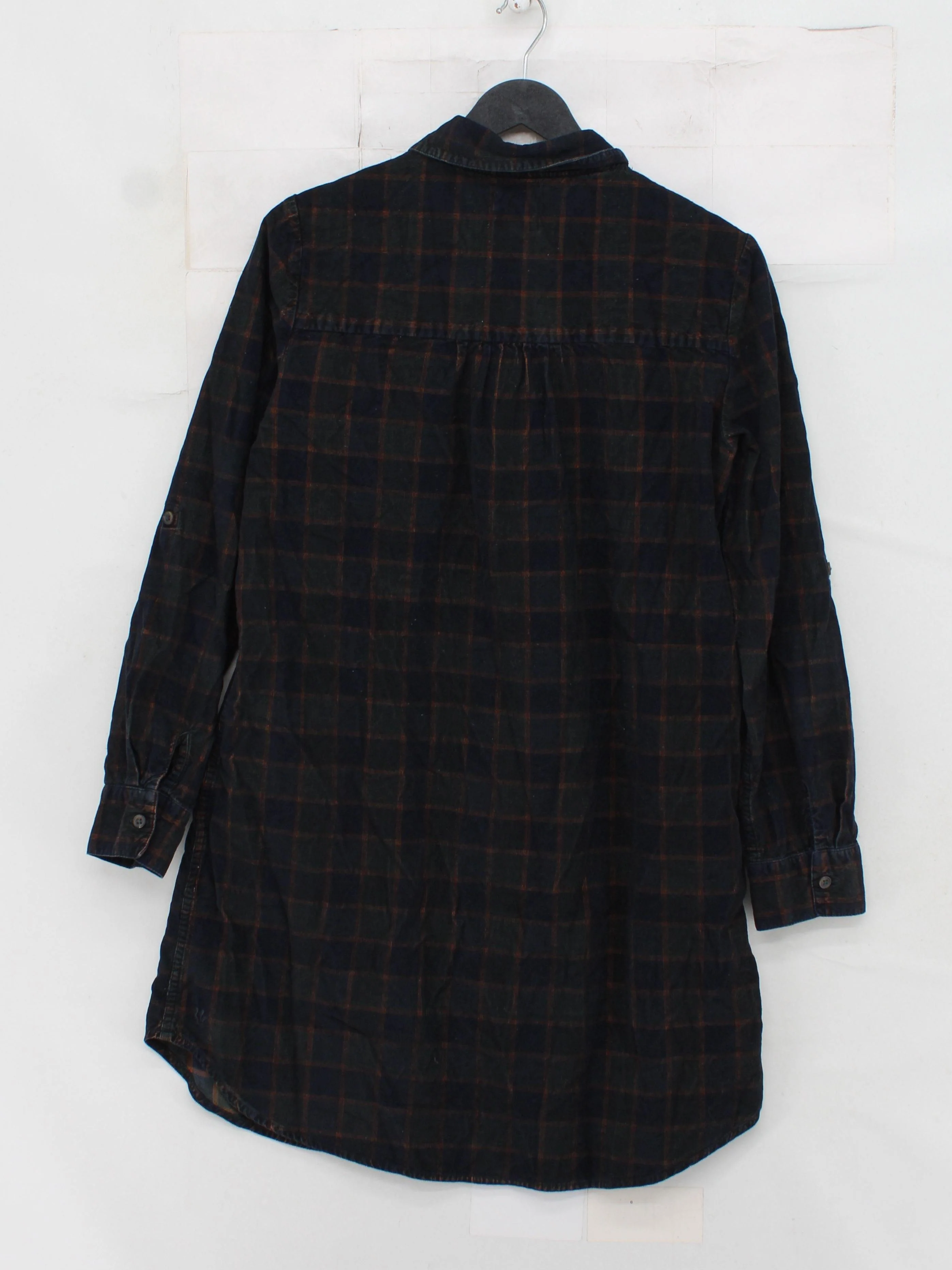Fat Face Shirt Mini Dress UK12 in Blue - Image 2