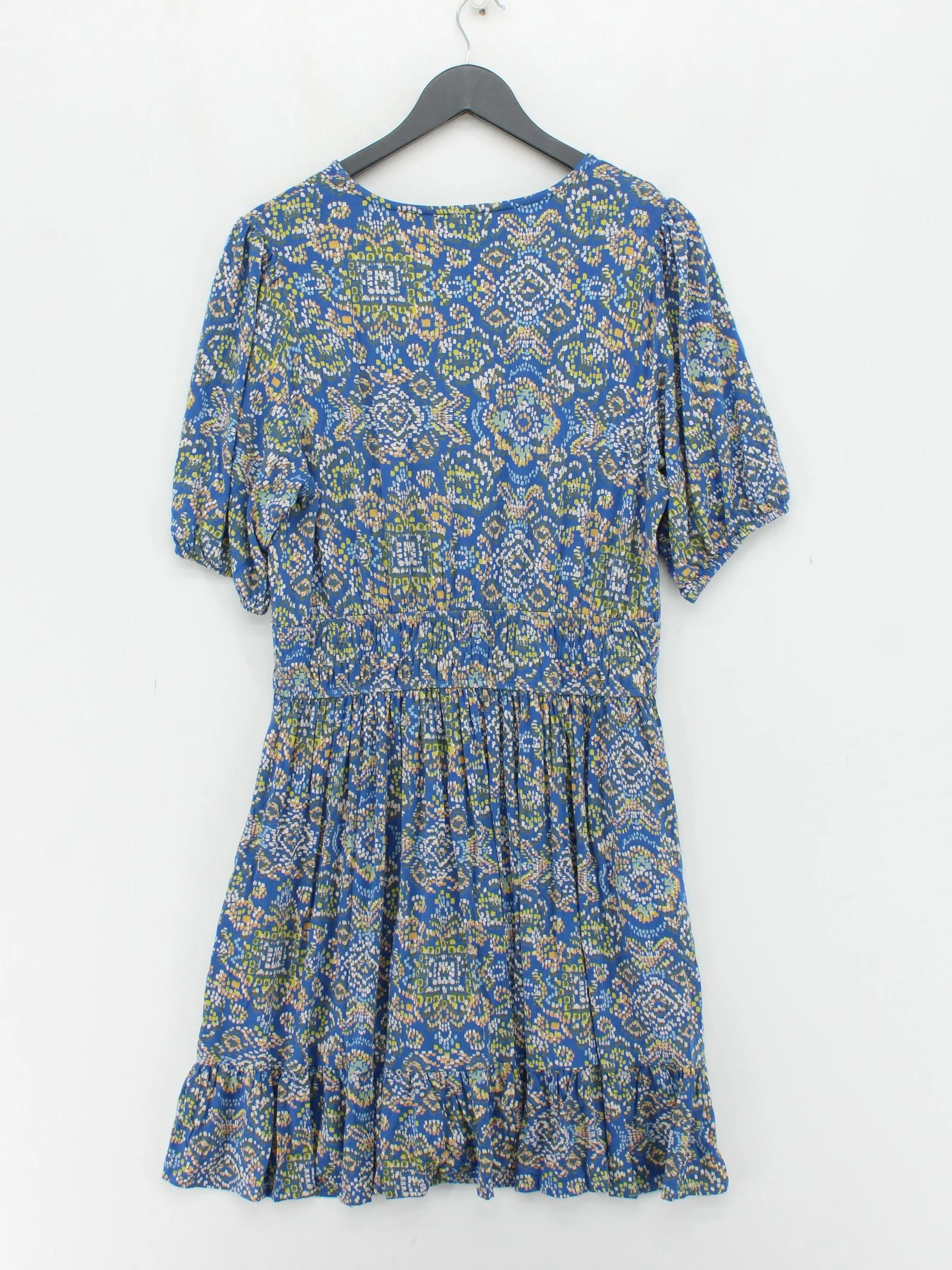 Fat Face Shirt Mini Dress UK14 in Blue - Image 2
