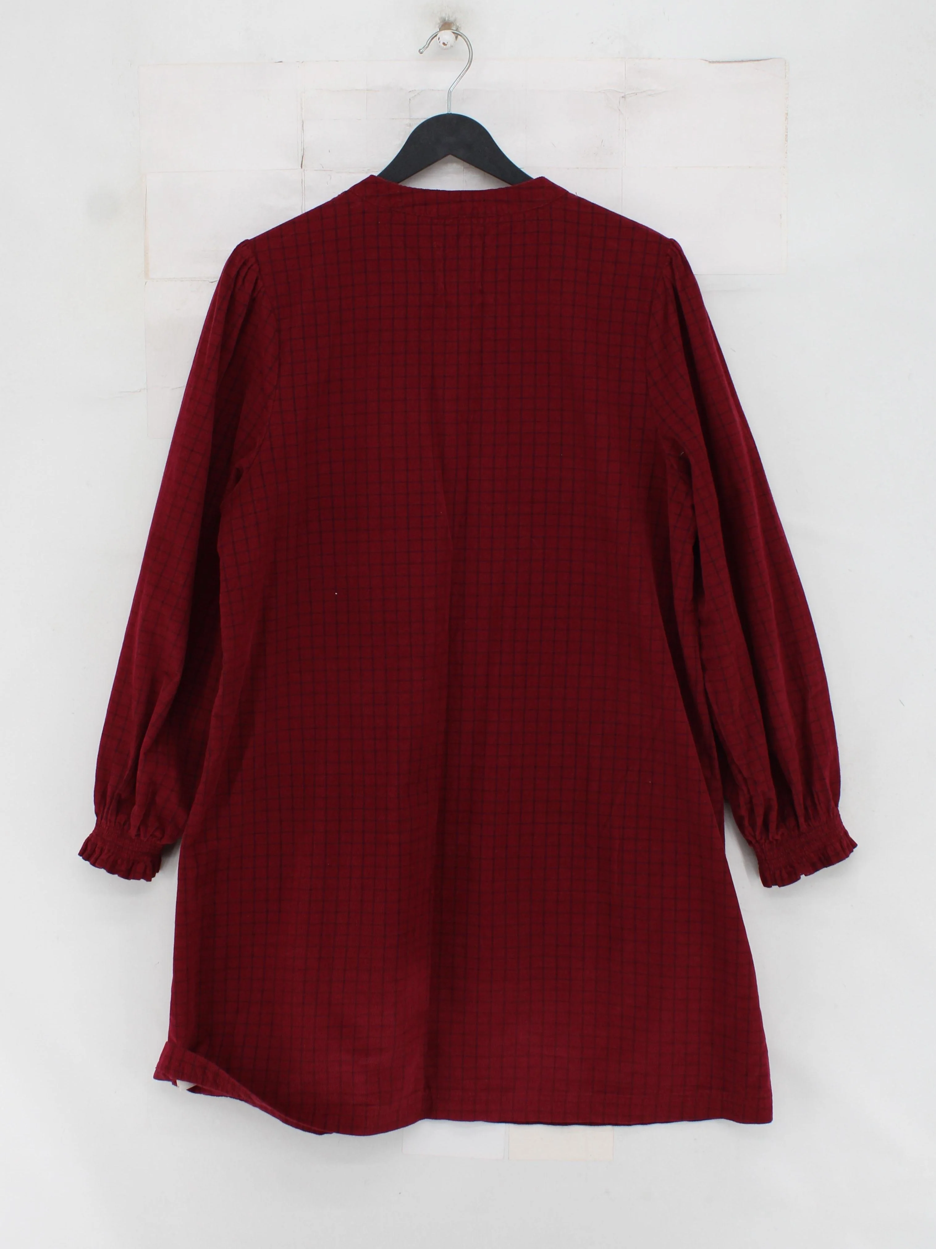 Fat Face Shirt Mini Dress UK14 in Red - Image 2