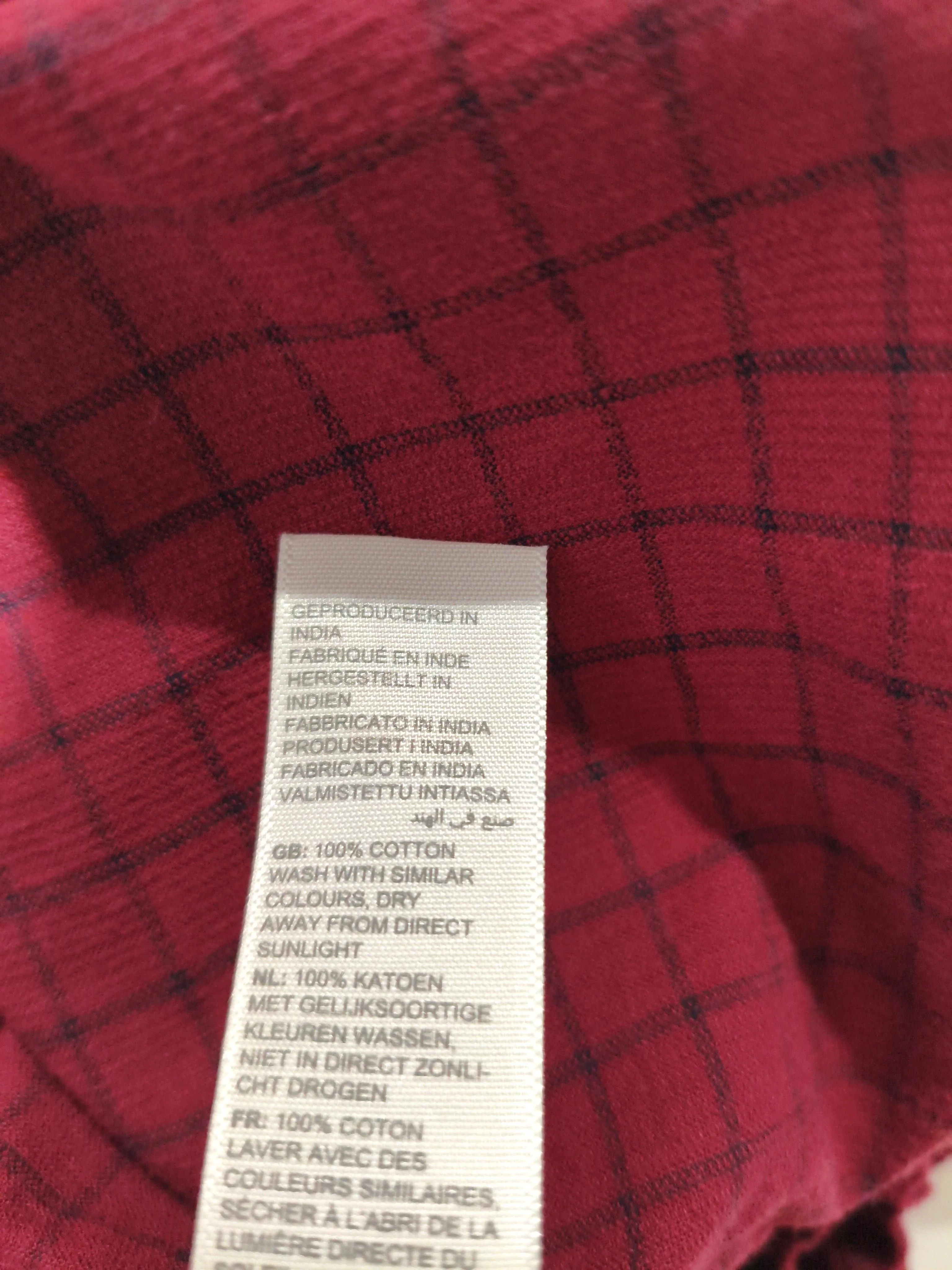 Fat Face Shirt Mini Dress UK14 in Red - Image 6