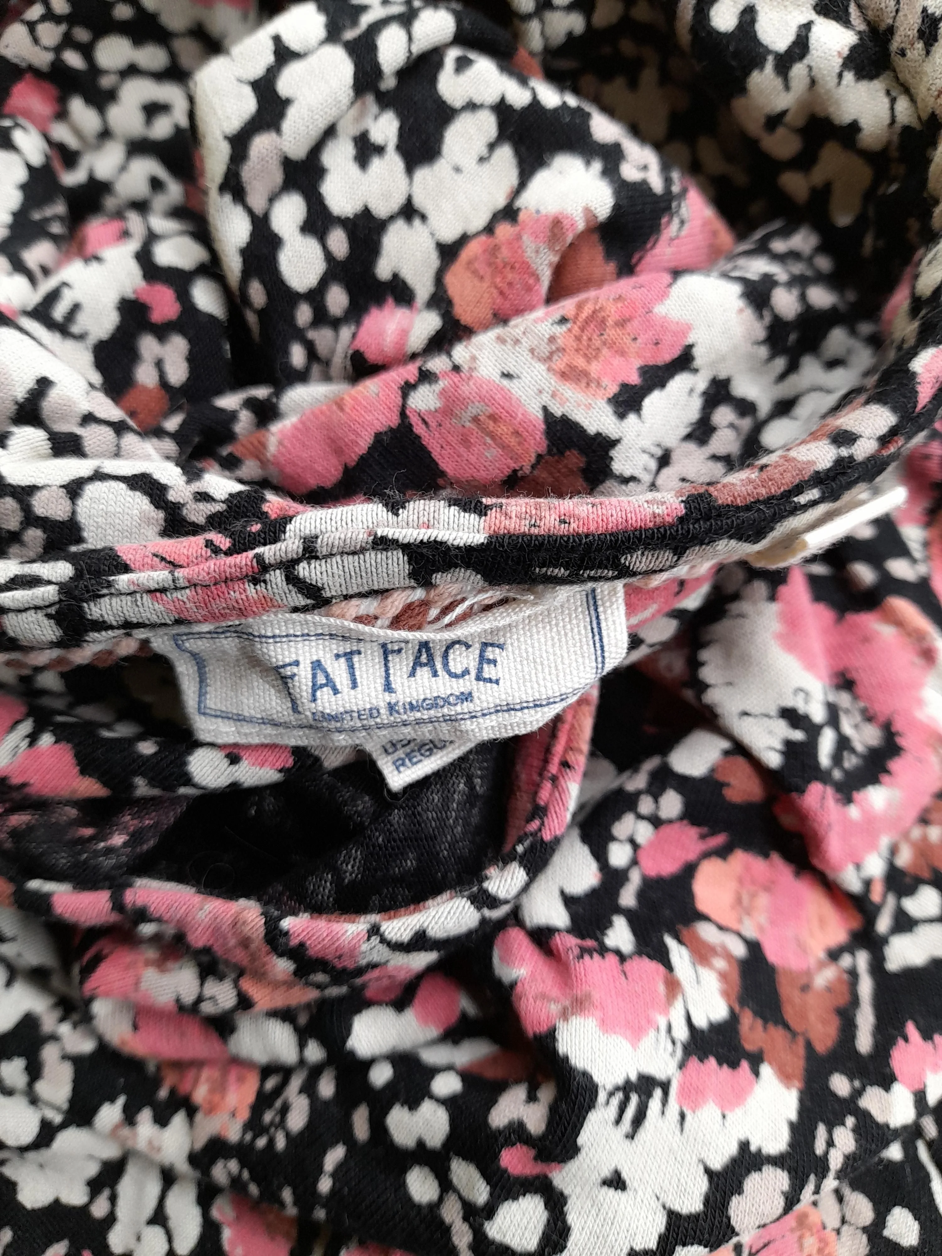 Fat Face Shirt Mini Dress UK20 in Multi - Image 5