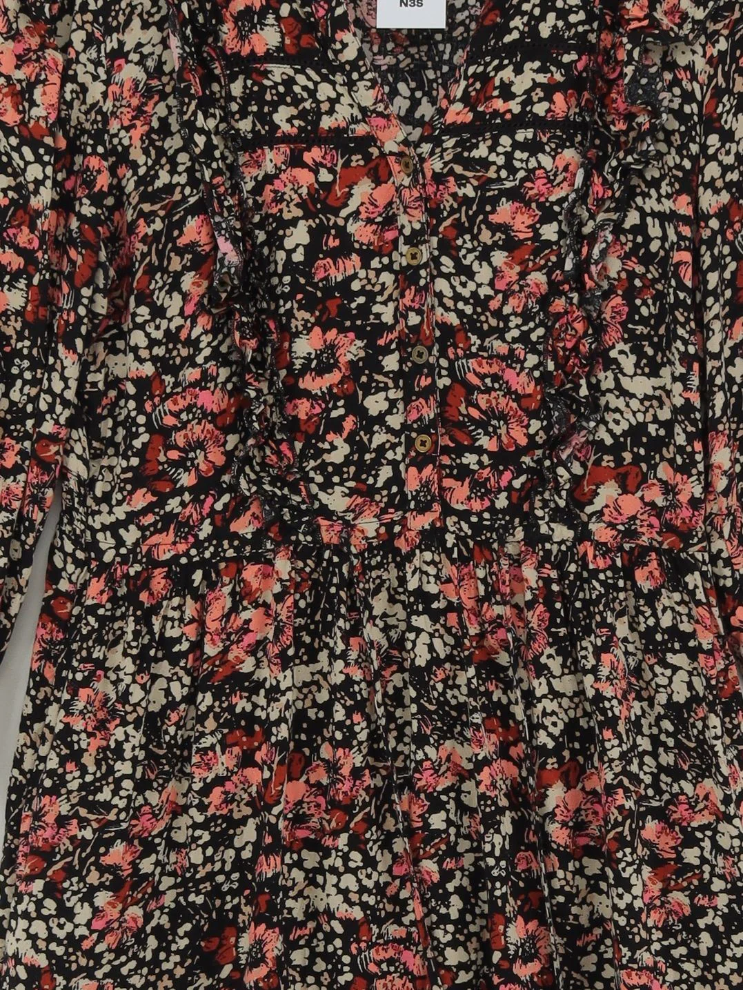 Fat Face Shirt Mini Dress UK8 in Multi - Image 3