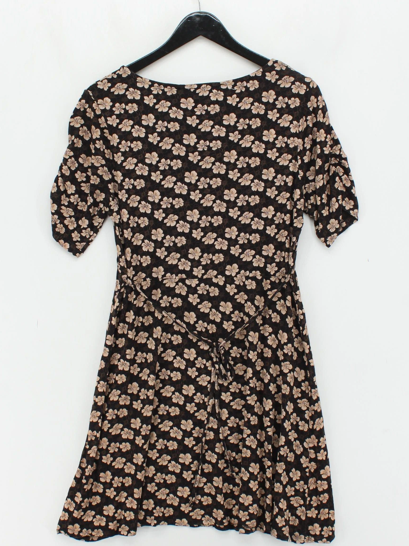 Fat Face Skater Mini Dress UK10 in Black - Image 2