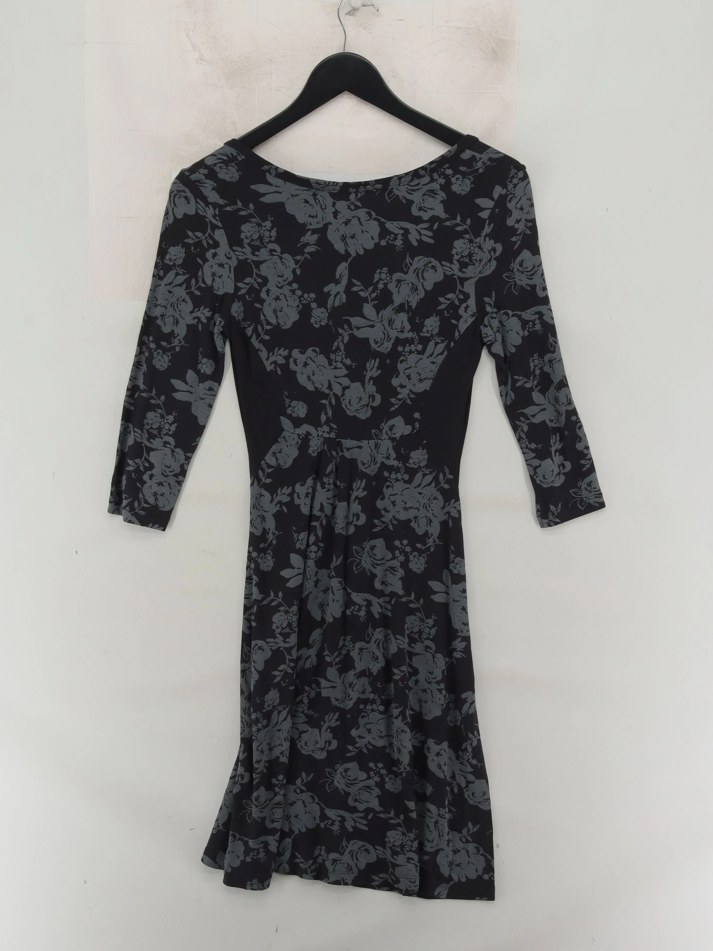 Fat Face Skater Mini Dress UK8 in Black - Image 2