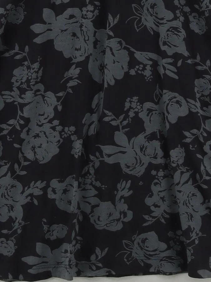 Fat Face Skater Mini Dress UK8 in Black - Image 4