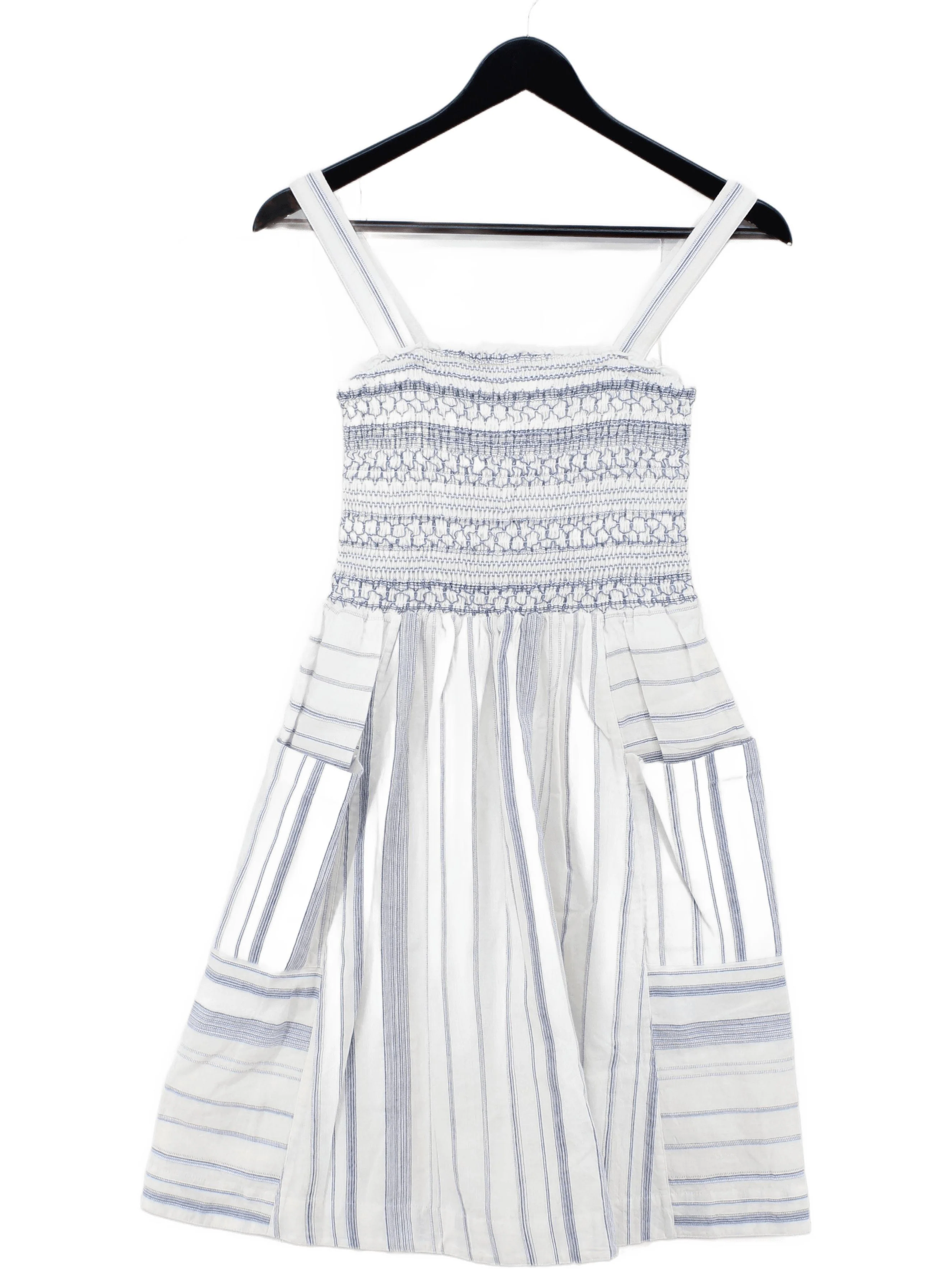 Fat Face Skater Mini Dress UK8 in White