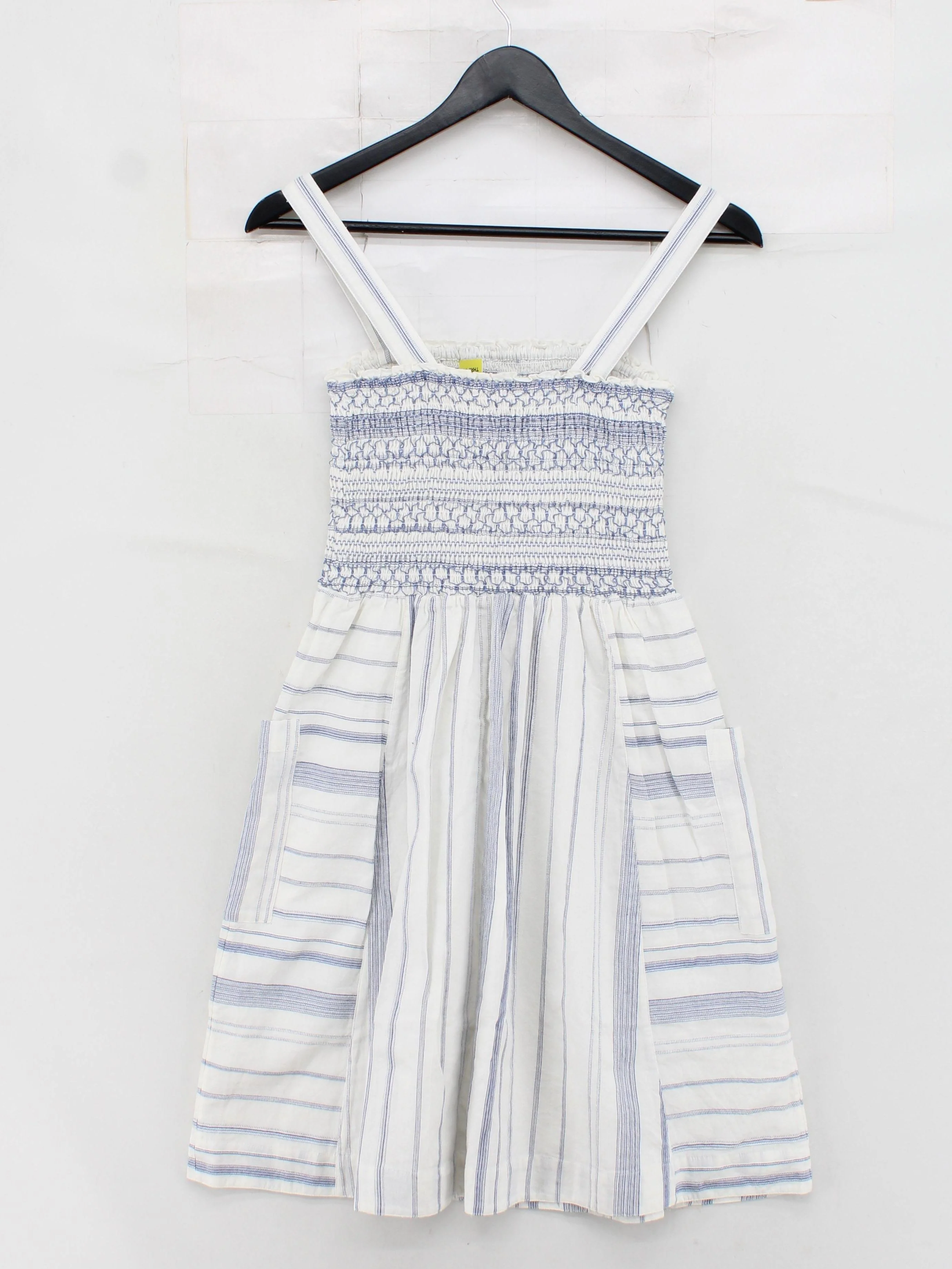 Fat Face Skater Mini Dress UK8 in White - Image 2