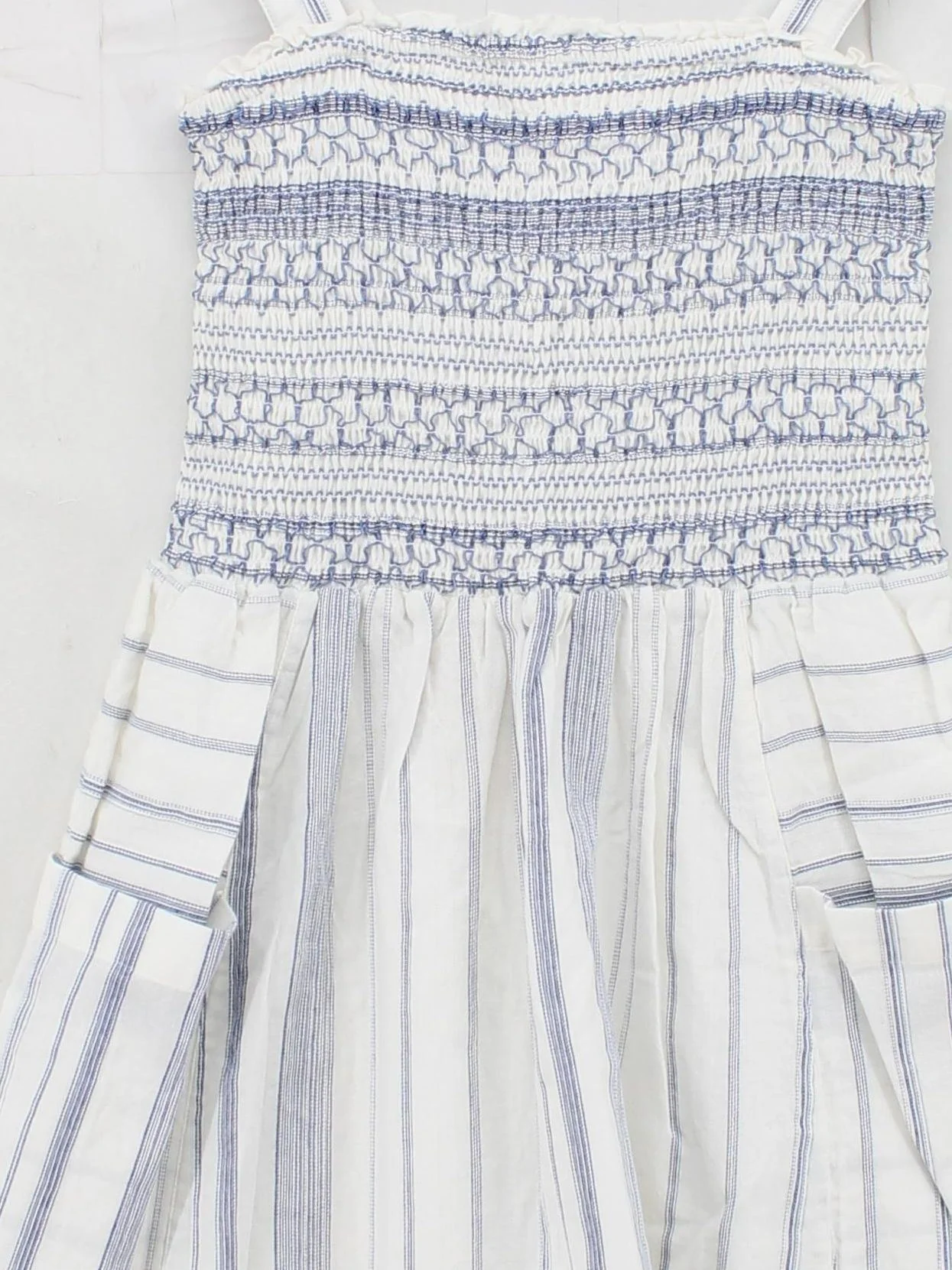 Fat Face Skater Mini Dress UK8 in White - Image 3