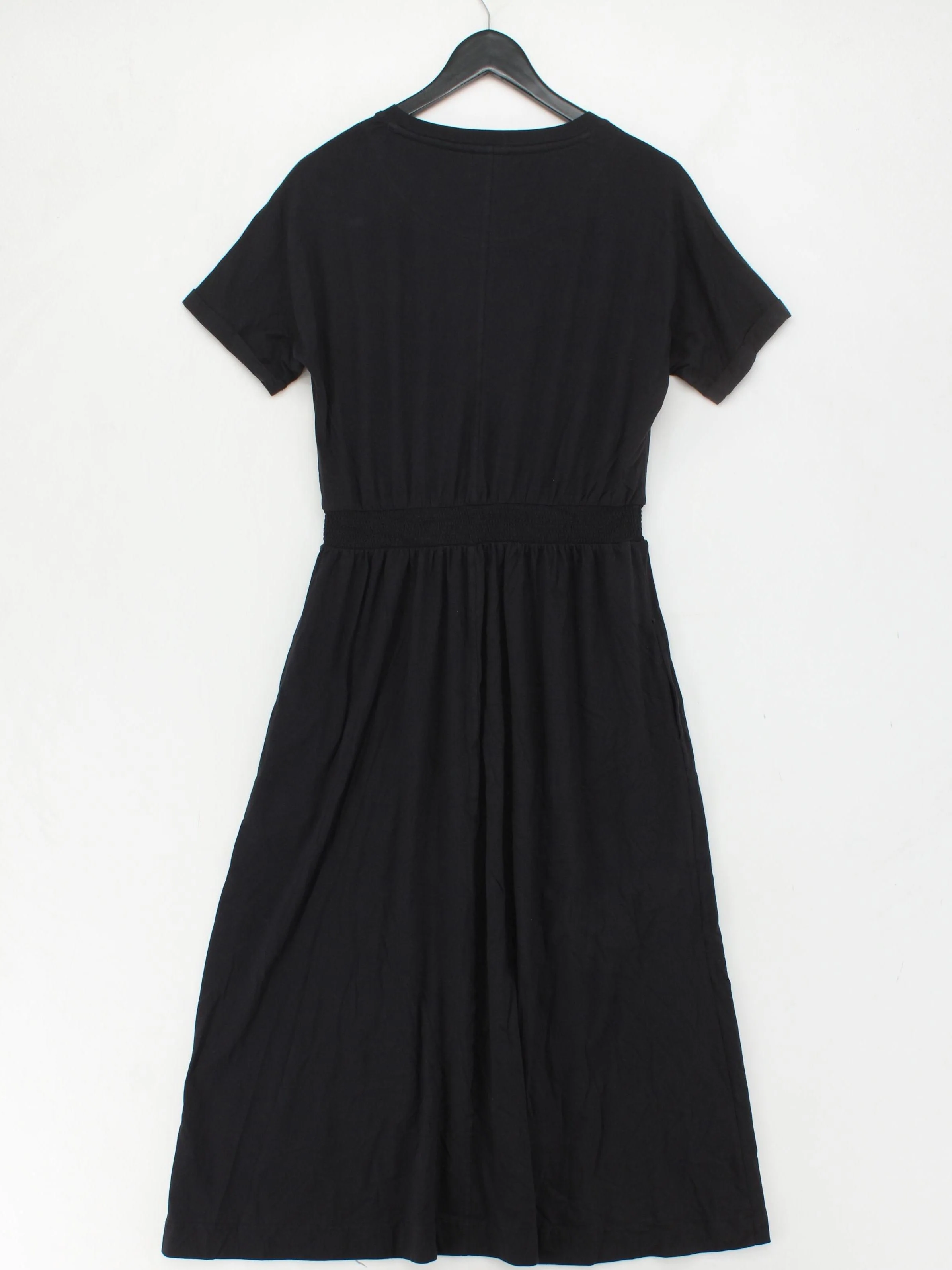 Fat Face T-Shirt Midi Dress UK10 in Black - Image 2