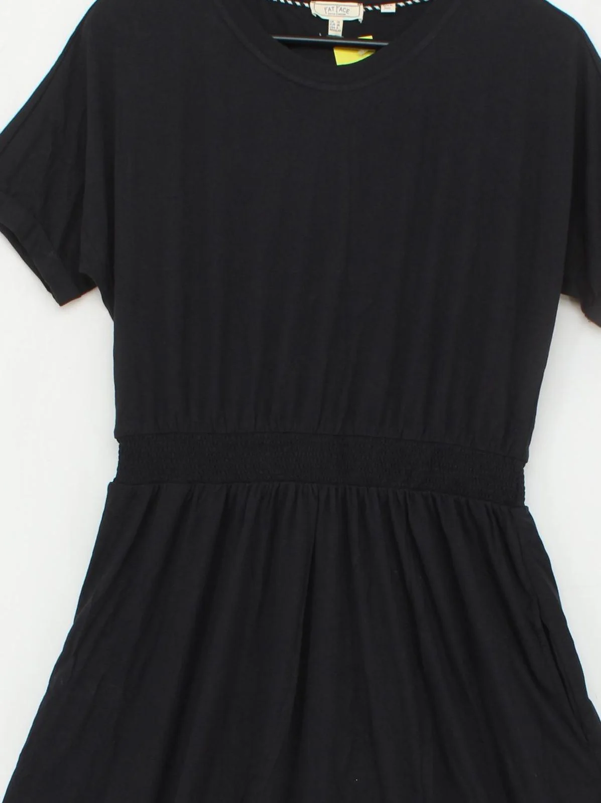 Fat Face T-Shirt Midi Dress UK10 in Black - Image 3