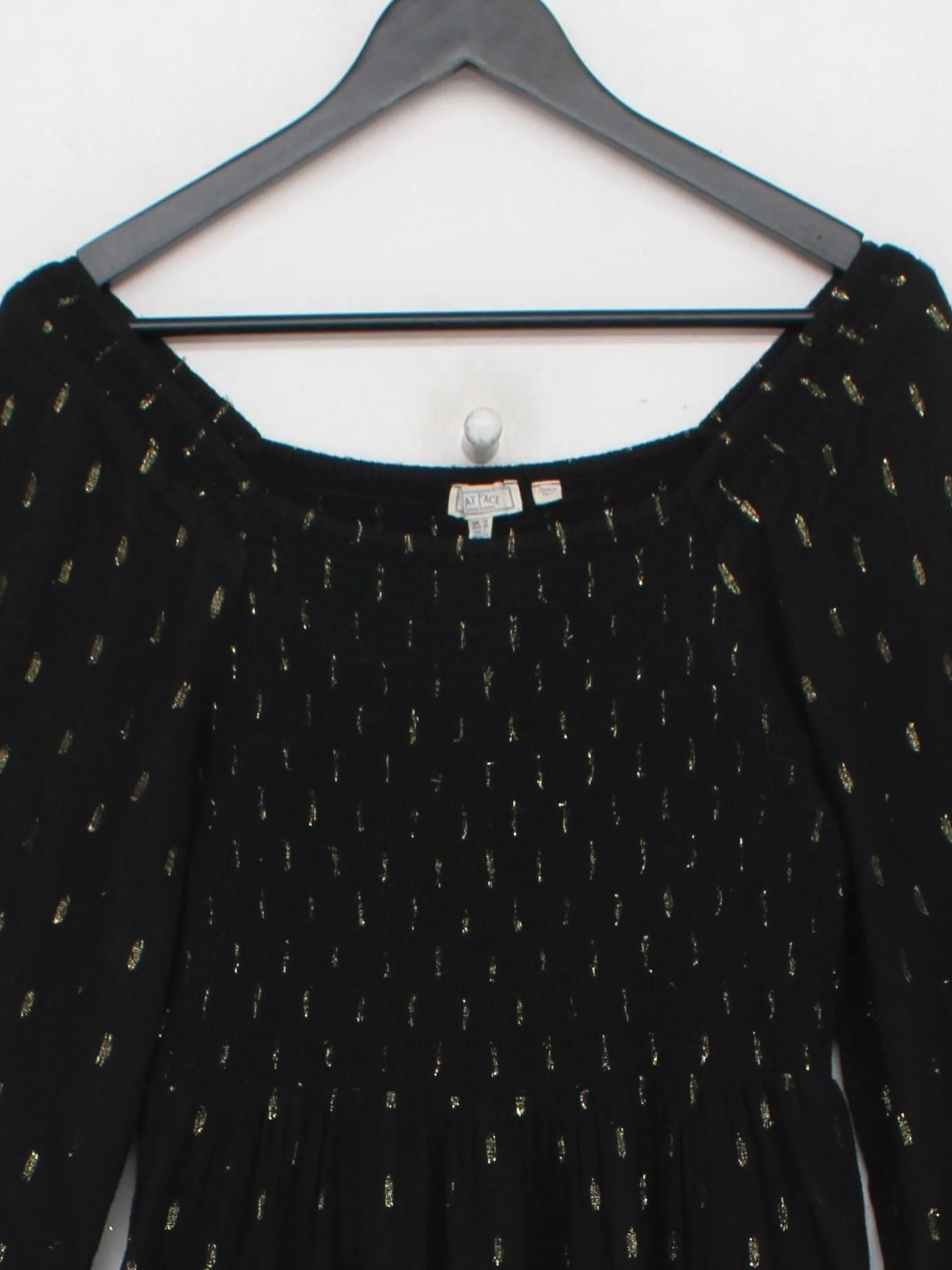 Fat Face T-Shirt Midi Dress UK12 in Black - Image 3