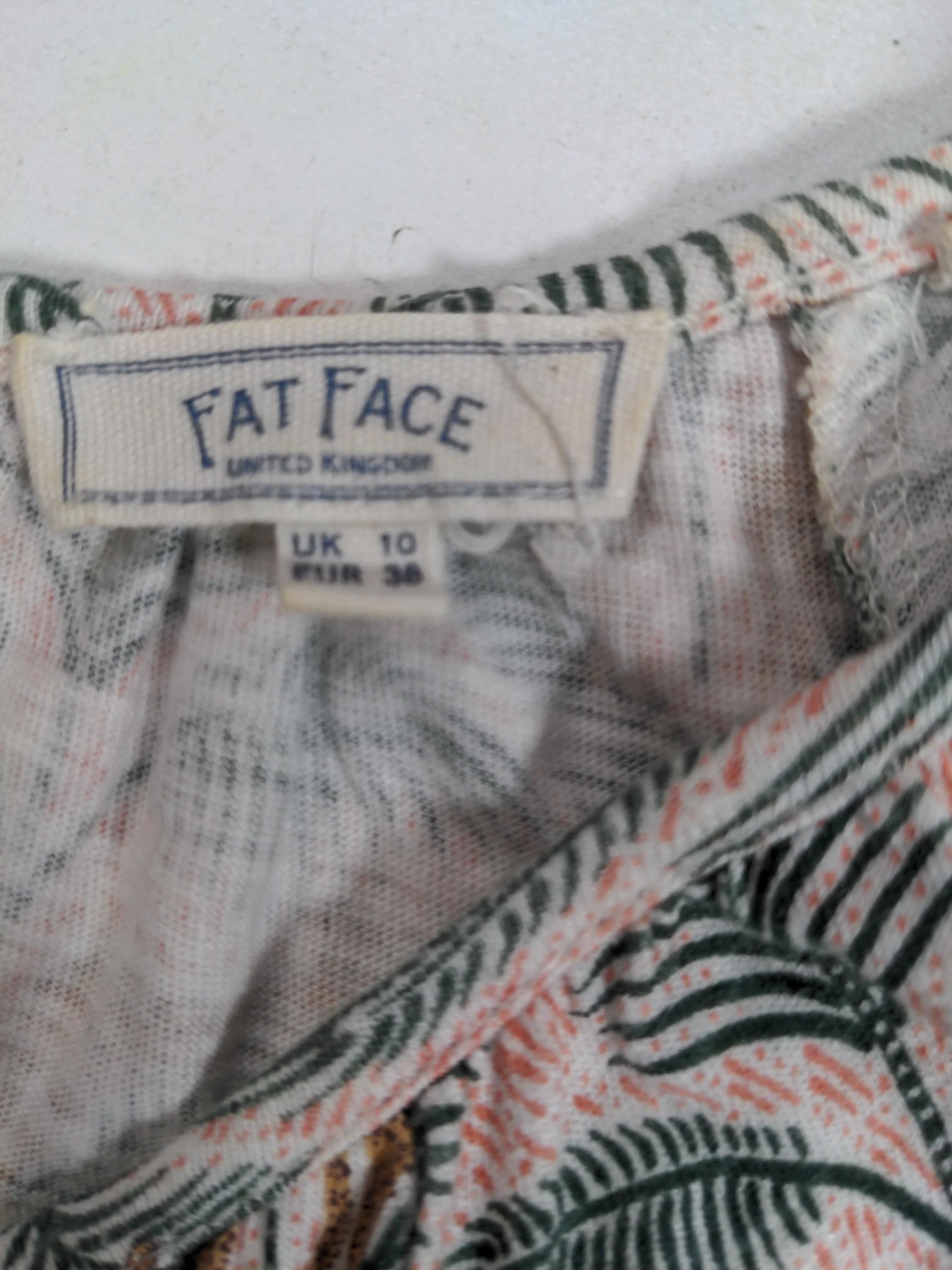 Fat Face T-Shirt Mini Dress UK10 in Multi - Image 5