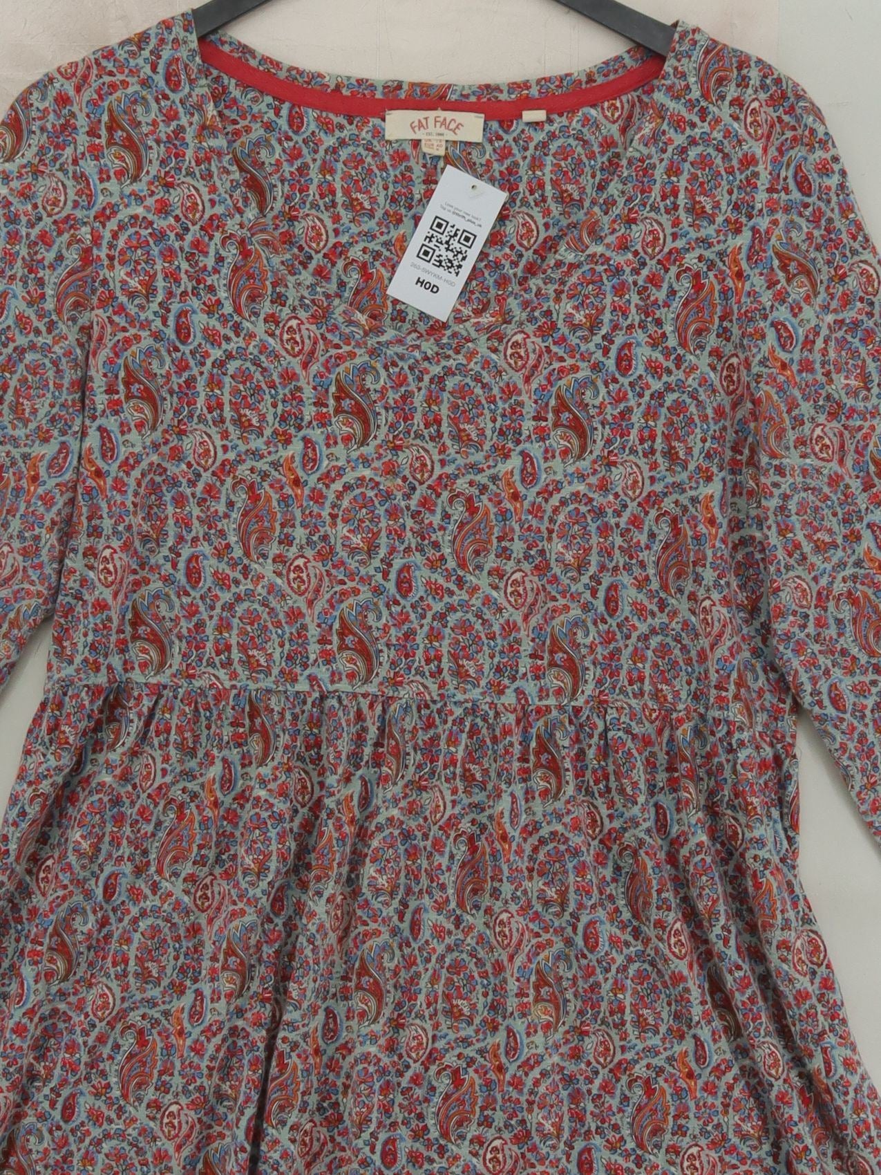 Fat Face T-Shirt Mini Dress UK12 in Multi - Image 3