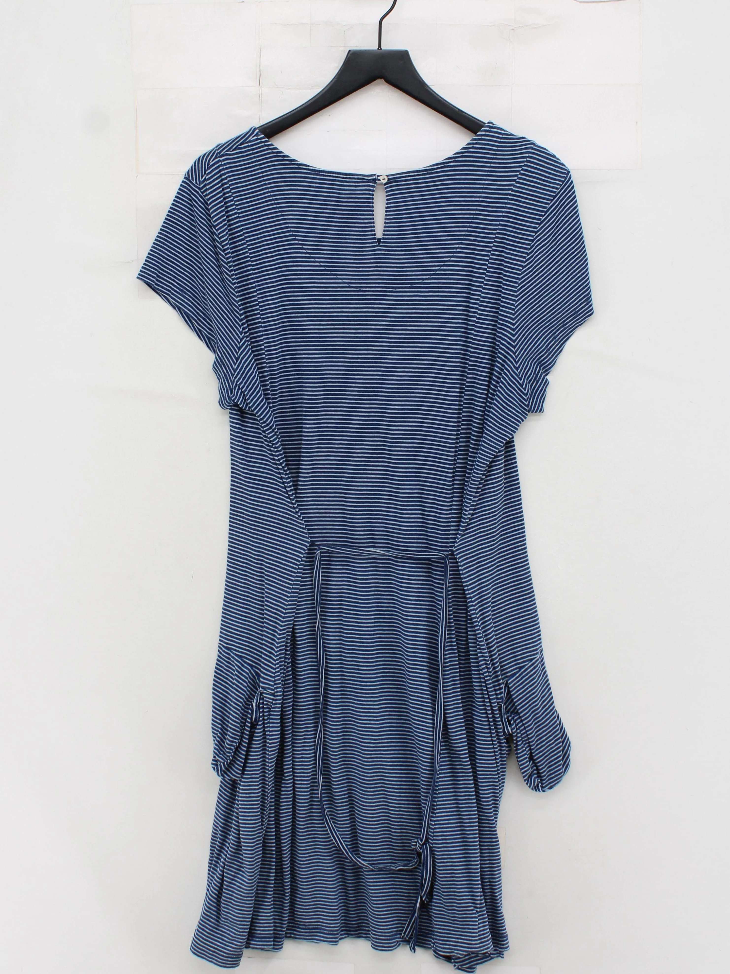 Fat Face T-Shirt Mini Dress UK18 in Blue - Image 2