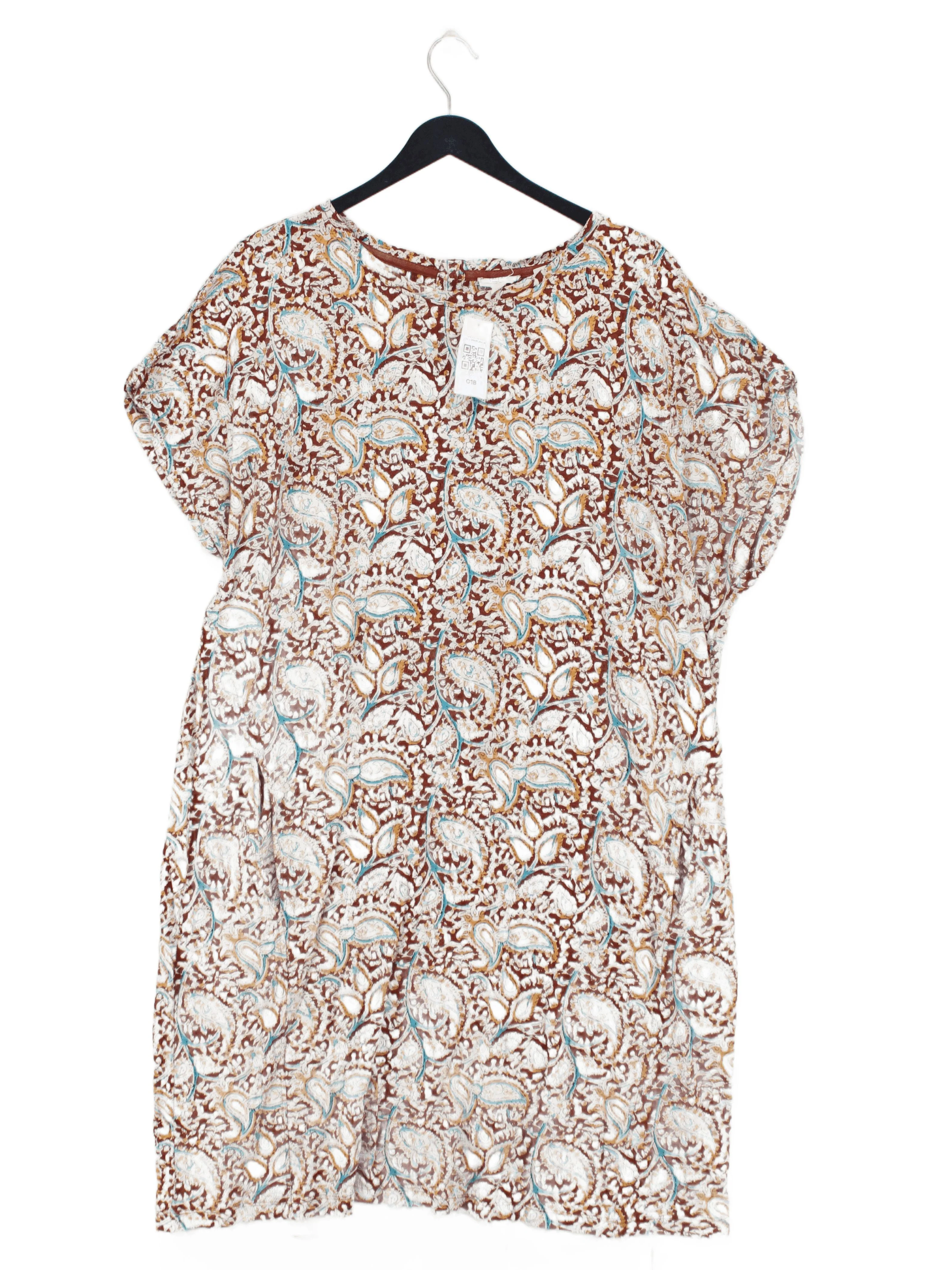 Fat Face T-Shirt Mini Dress UK20 in Multi