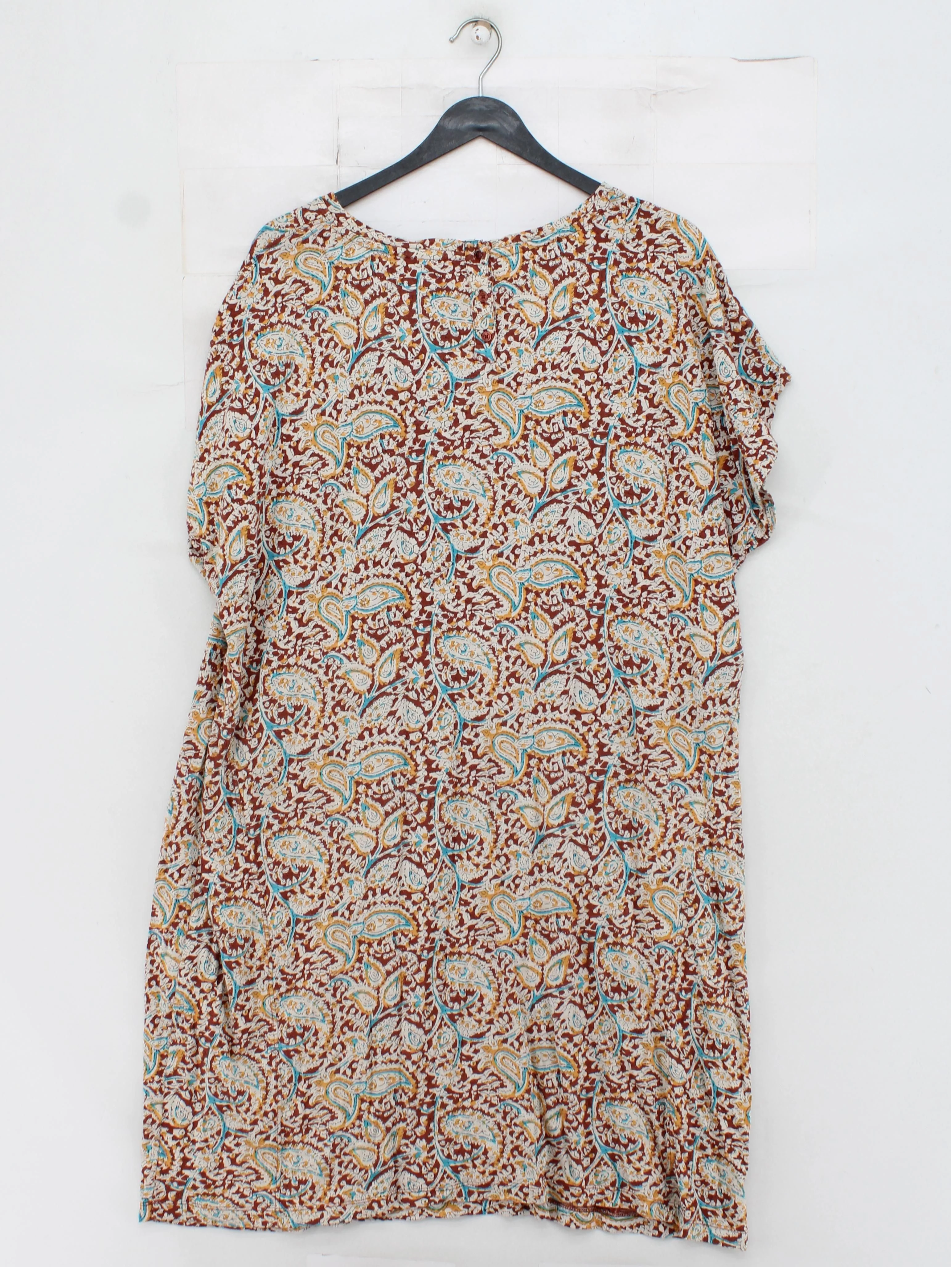 Fat Face T-Shirt Mini Dress UK20 in Multi - Image 2