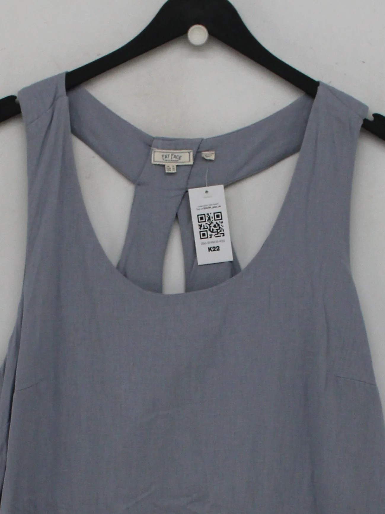 Fat Face Tank Midi Dress UK14 in Grey - Image 3
