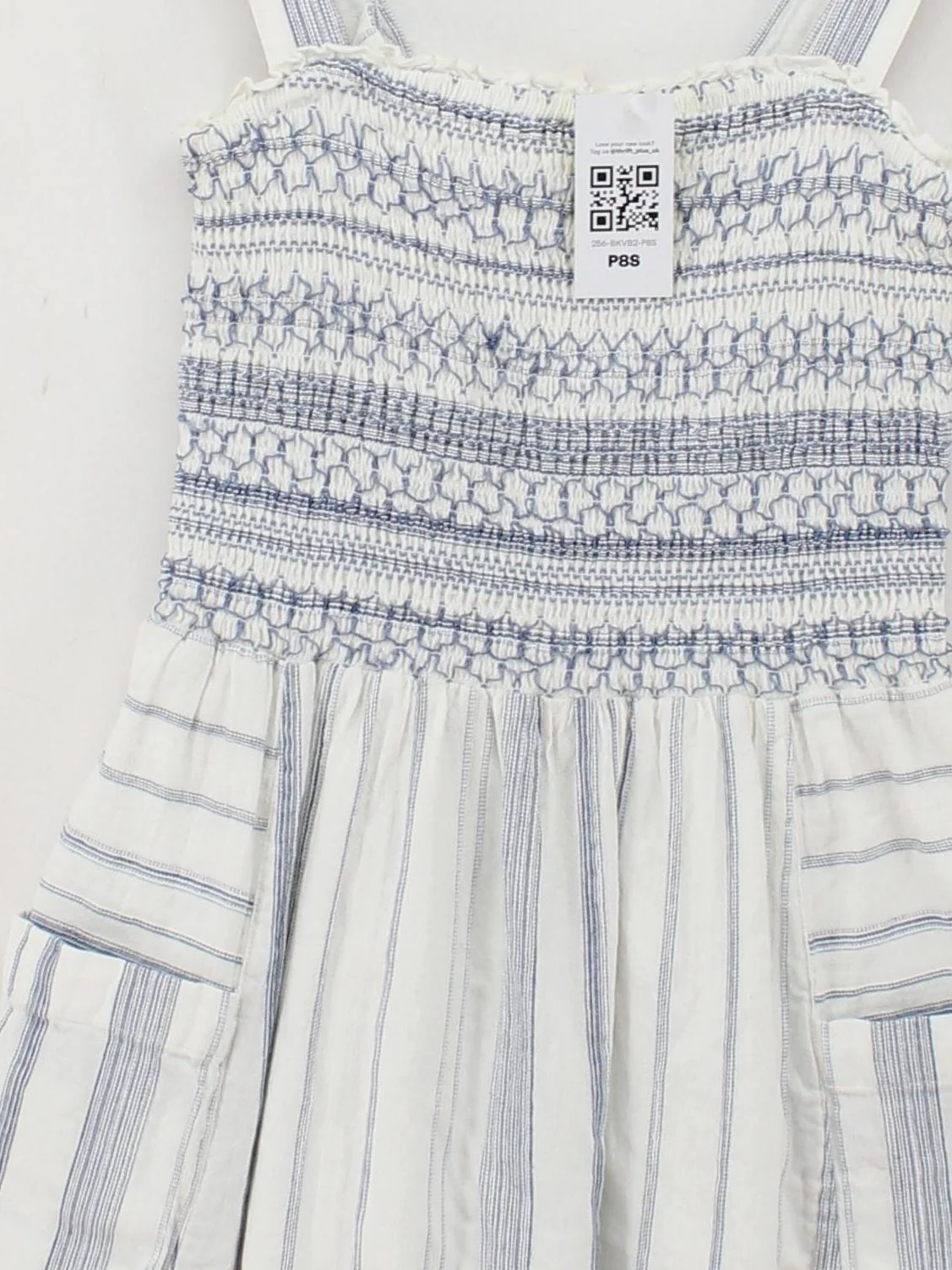 Fat Face Tank Mini Dress S in White - Image 3