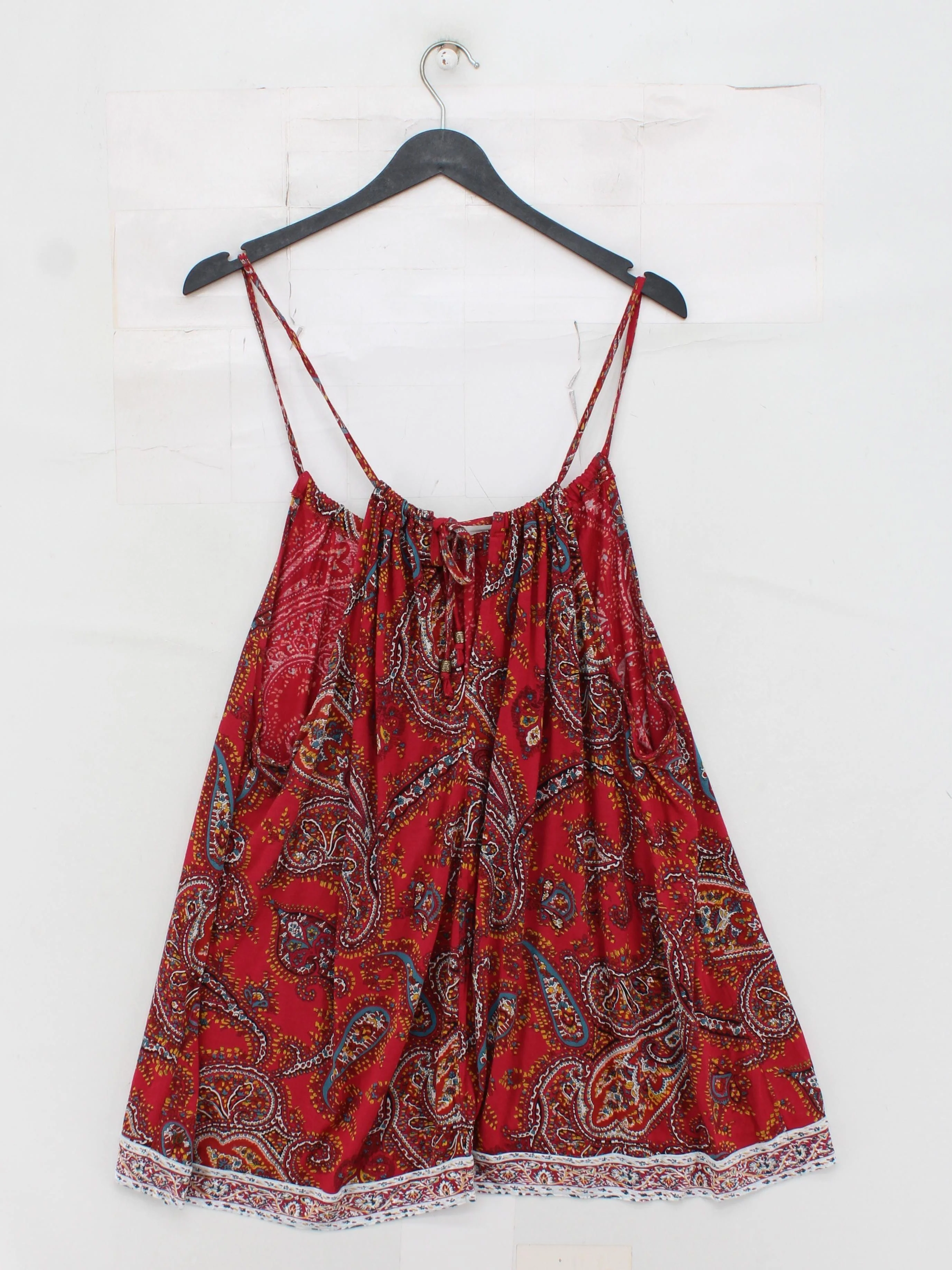 Fat Face Tank Mini Dress UK18 in Red - Image 2