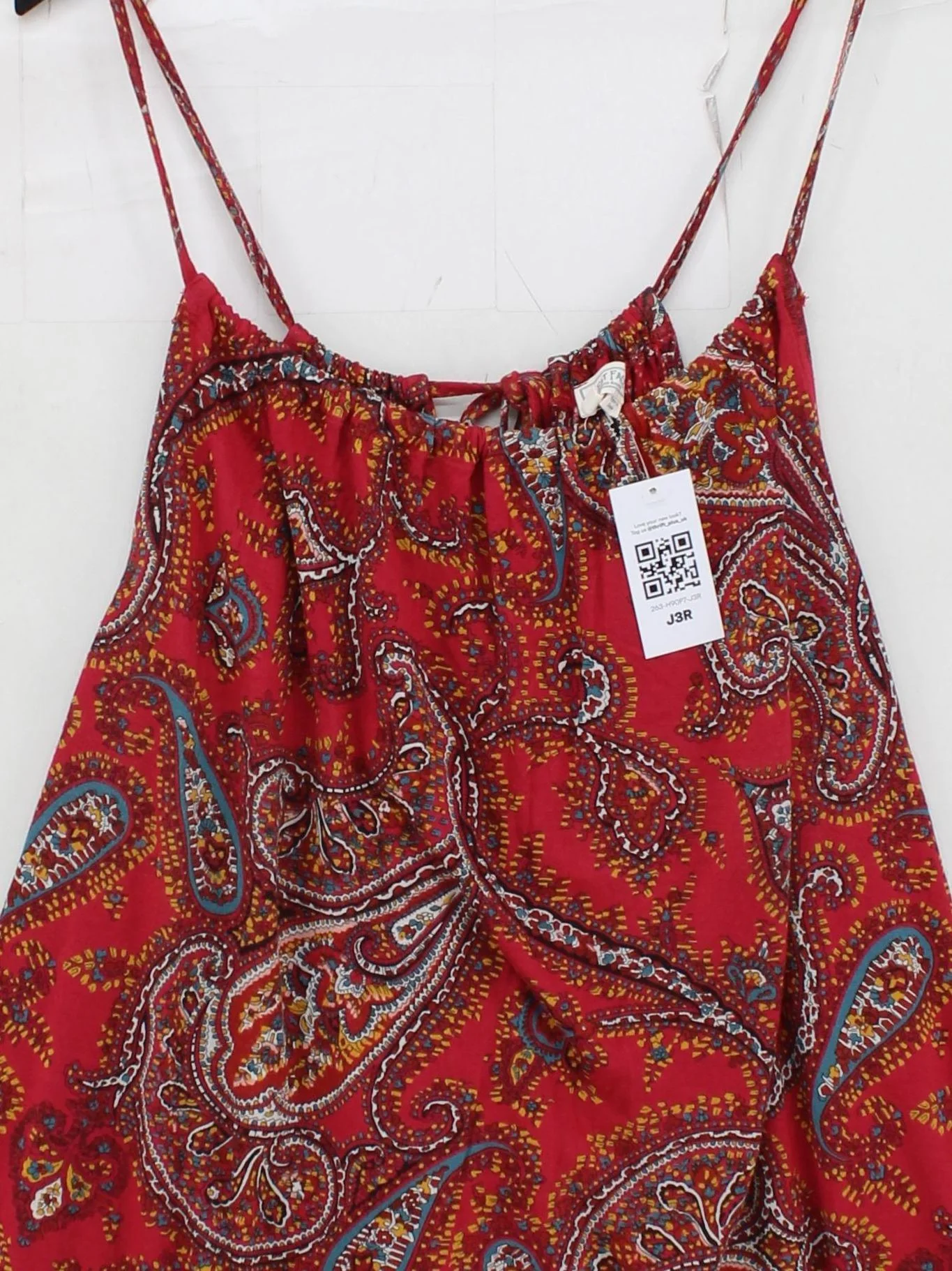 Fat Face Tank Mini Dress UK18 in Red - Image 3