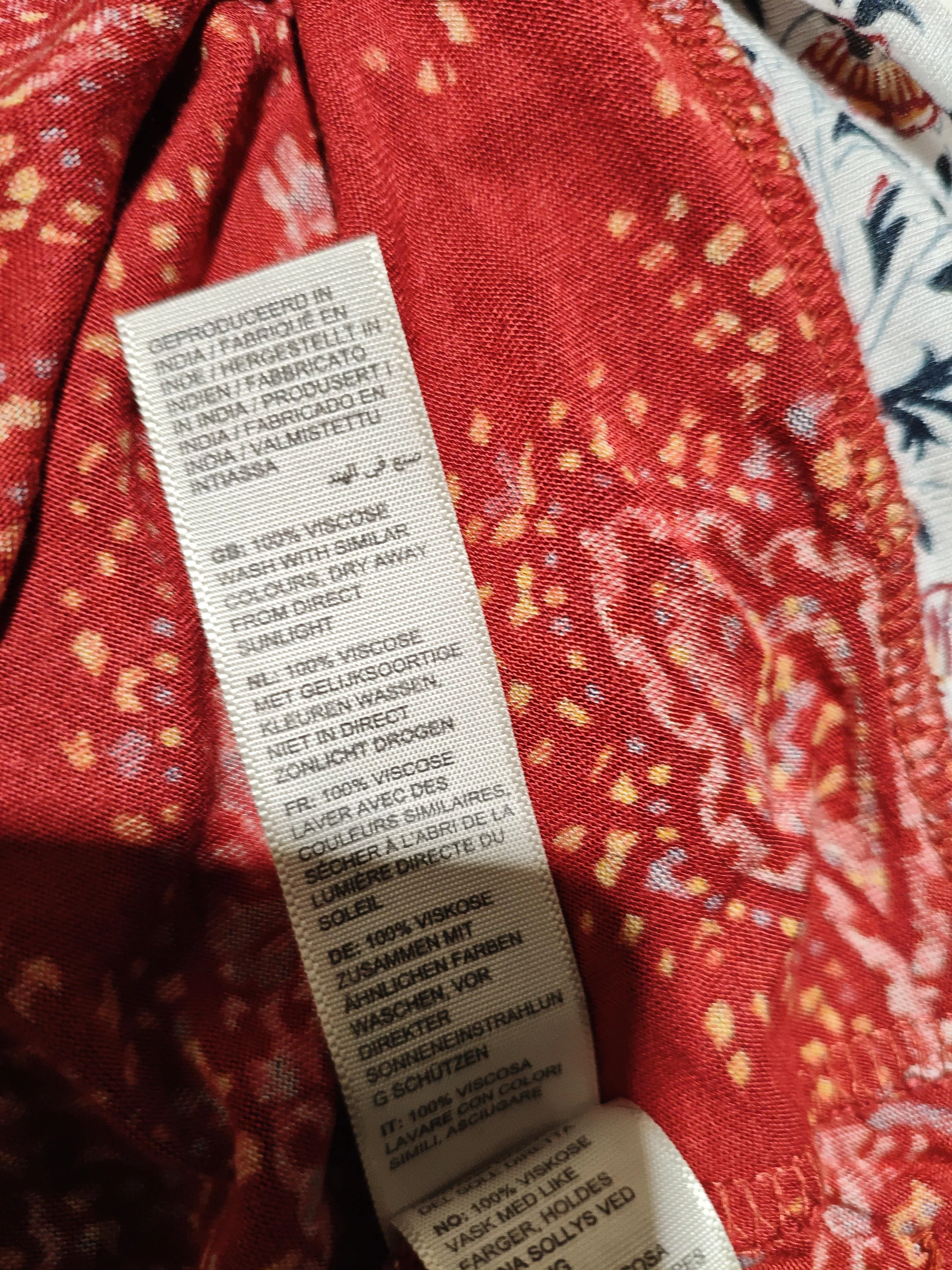 Fat Face Tank Mini Dress UK18 in Red - Image 6