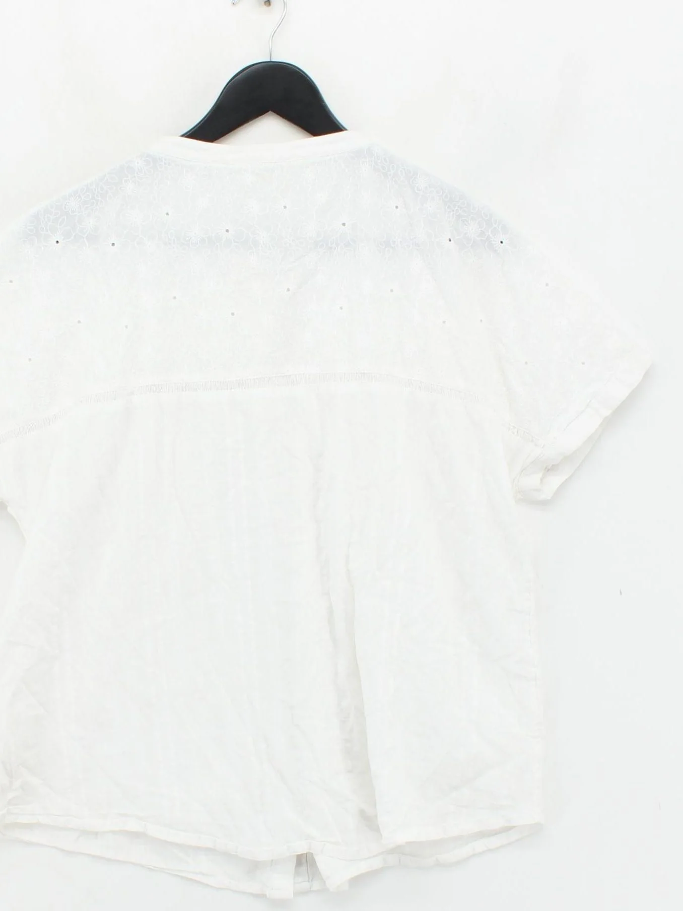 Fat Face Women's Blouse UK 16 White 100% Cotton Basic - Image 2