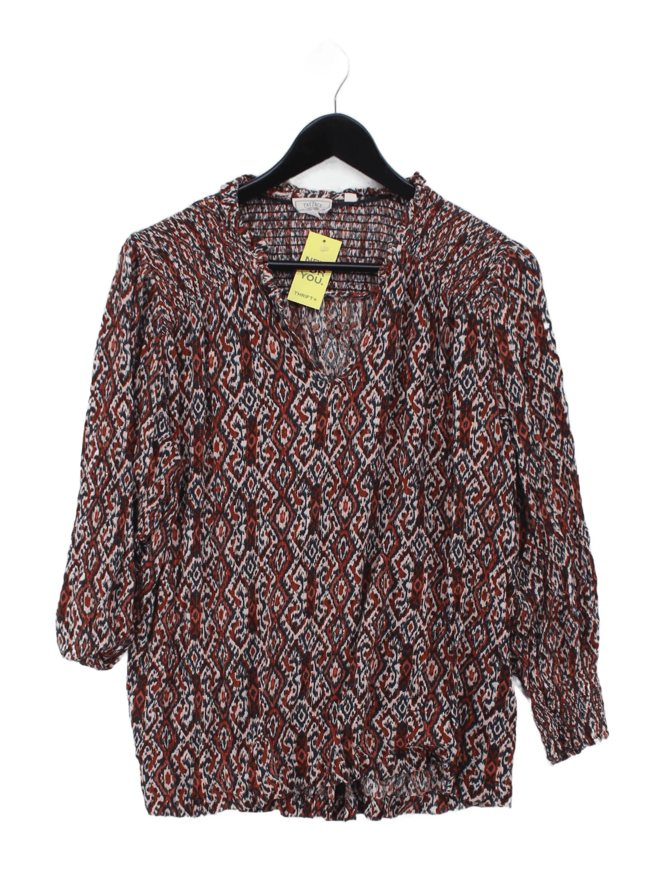 Fat Face Women's Blouse UK 20 Multi 100% Viscose Basic