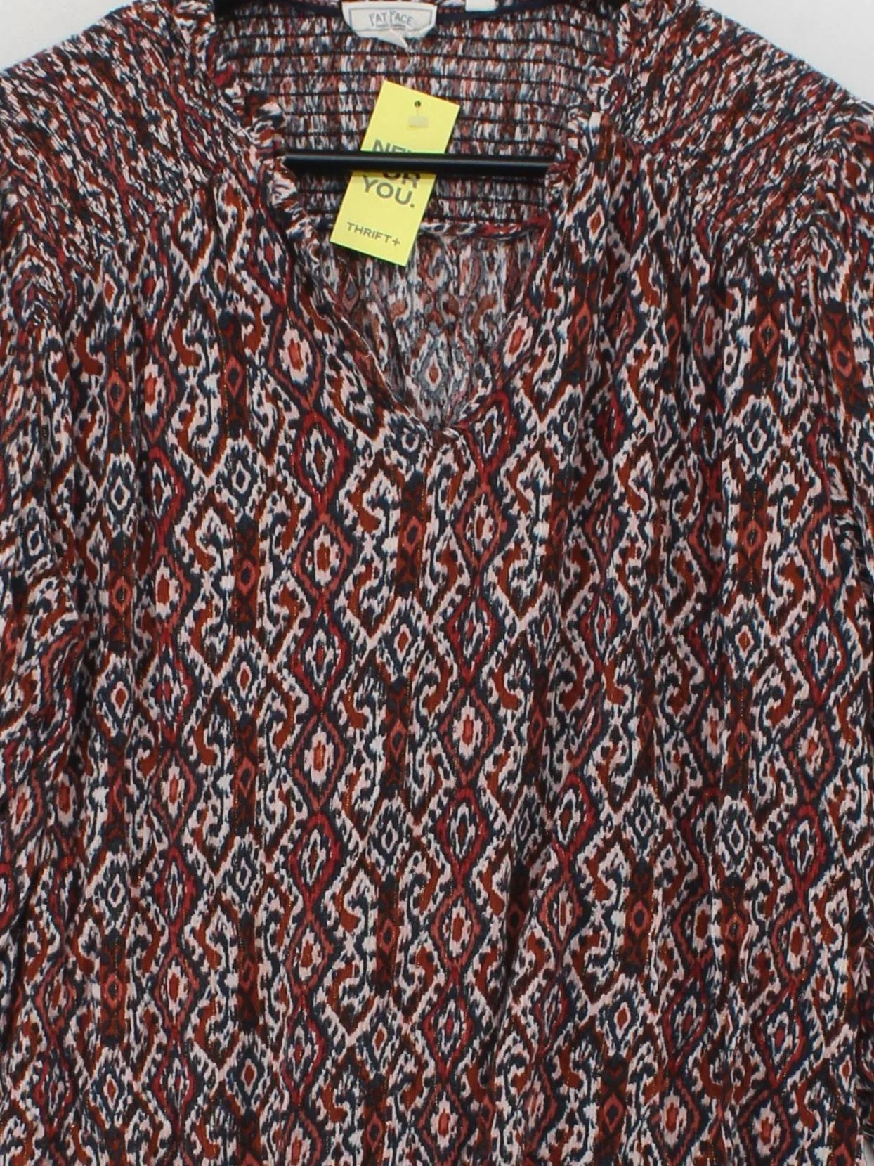 Fat Face Women's Blouse UK 20 Multi 100% Viscose Basic - Image 3