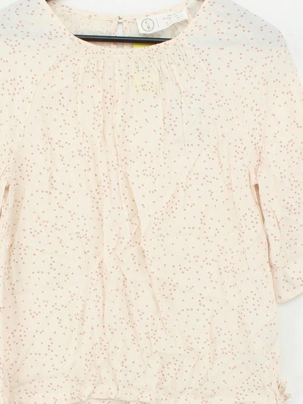 Fat Face Women's Blouse UK 8 Cream 100% Viscose Basic New with tags - Image 3