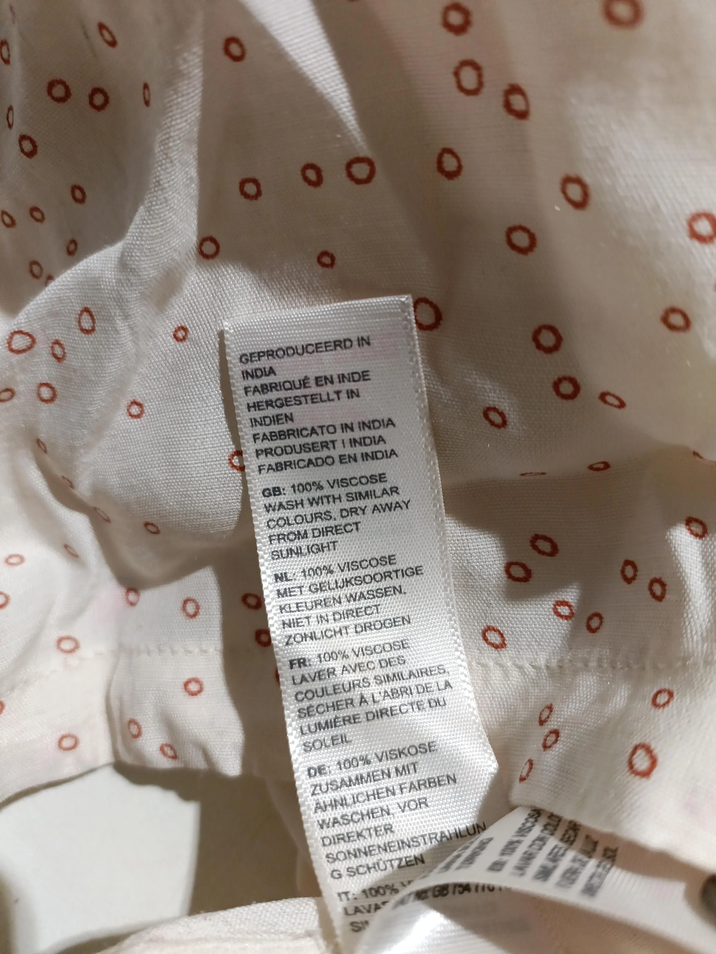 Fat Face Women's Blouse UK 8 Cream 100% Viscose Basic New with tags - Image 6