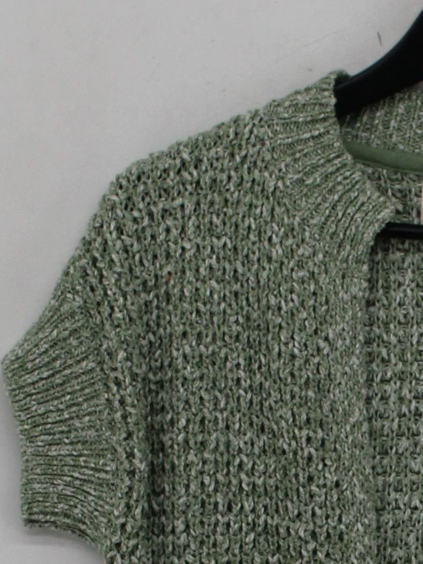 Fat Face Women's Cardigan S Green 100% Other V-Neck Cardigan - Image 4