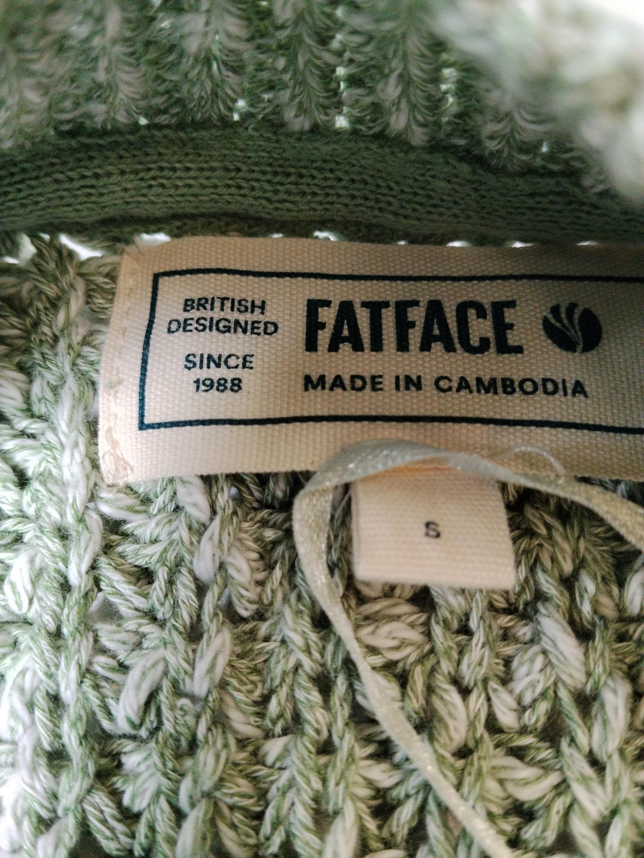 Fat Face Women's Cardigan S Green 100% Other V-Neck Cardigan - Image 5