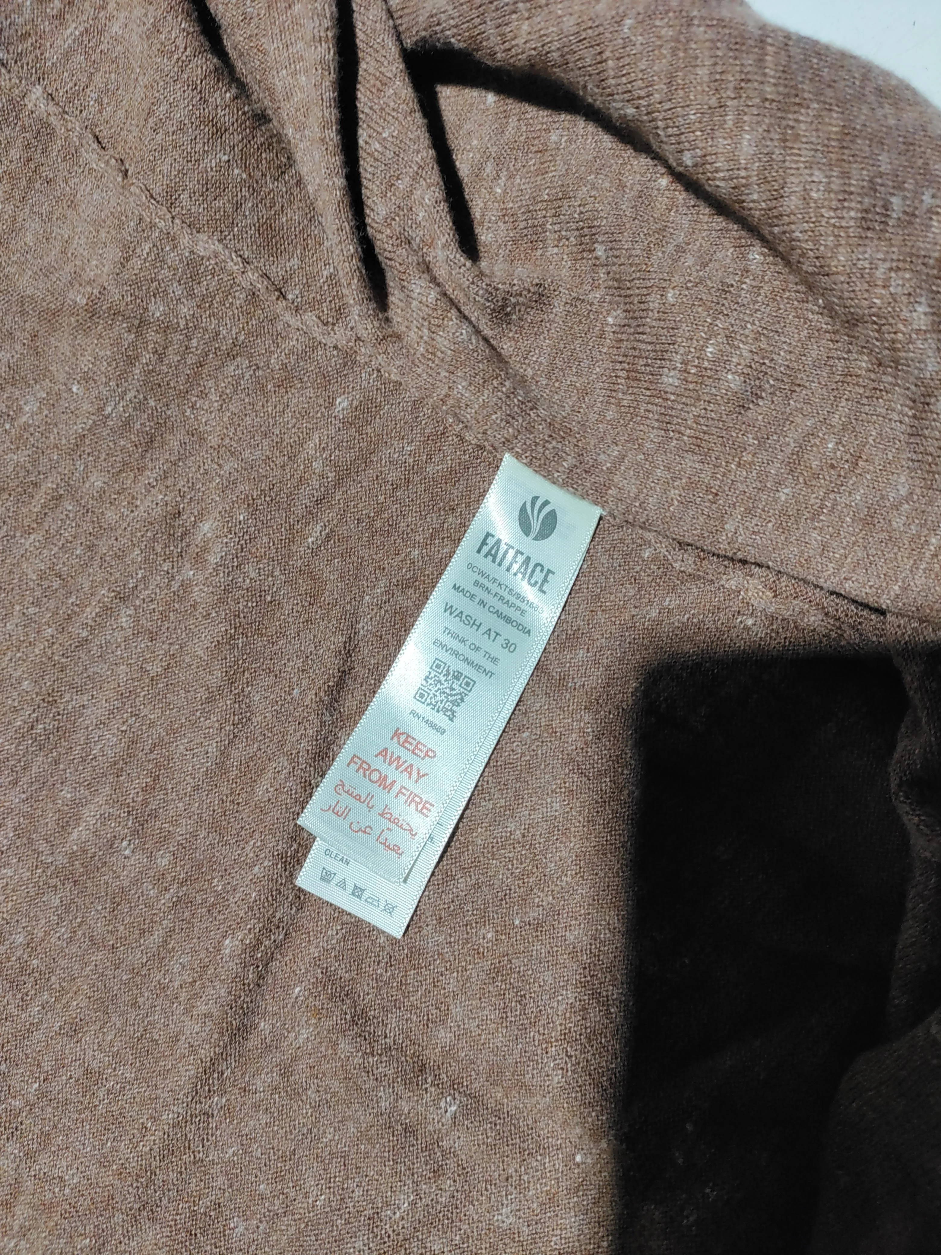 Fat Face Women's Cardigan UK 12 Brown 100% Other V-Neck Cardigan - Image 6
