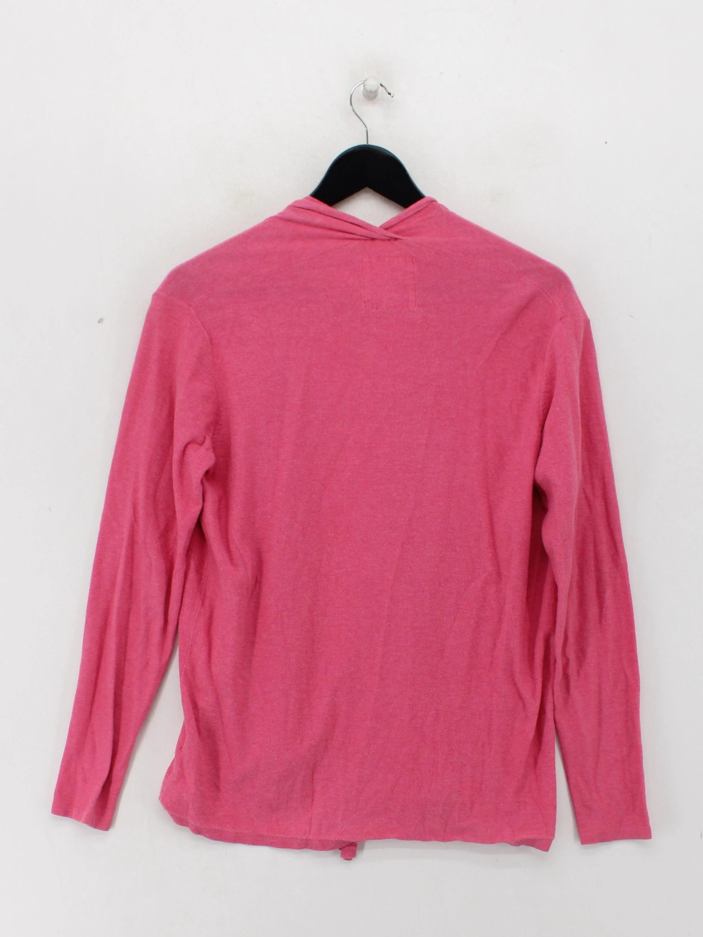 Fat Face Women's Cardigan UK 12 Pink 100% Cotton V-Neck Cardigan - Image 2