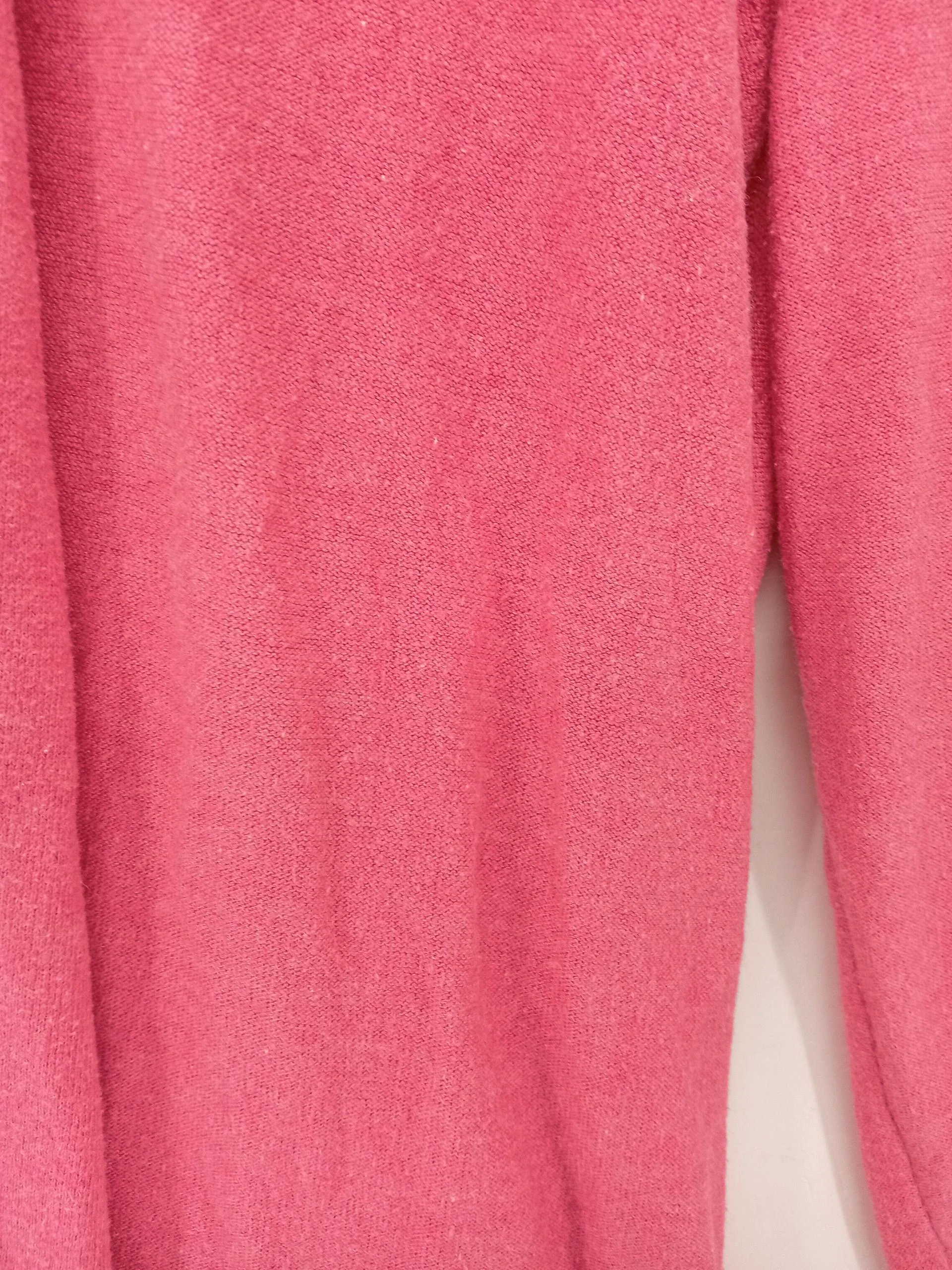 Fat Face Women's Cardigan UK 12 Pink 100% Cotton V-Neck Cardigan - Image 5