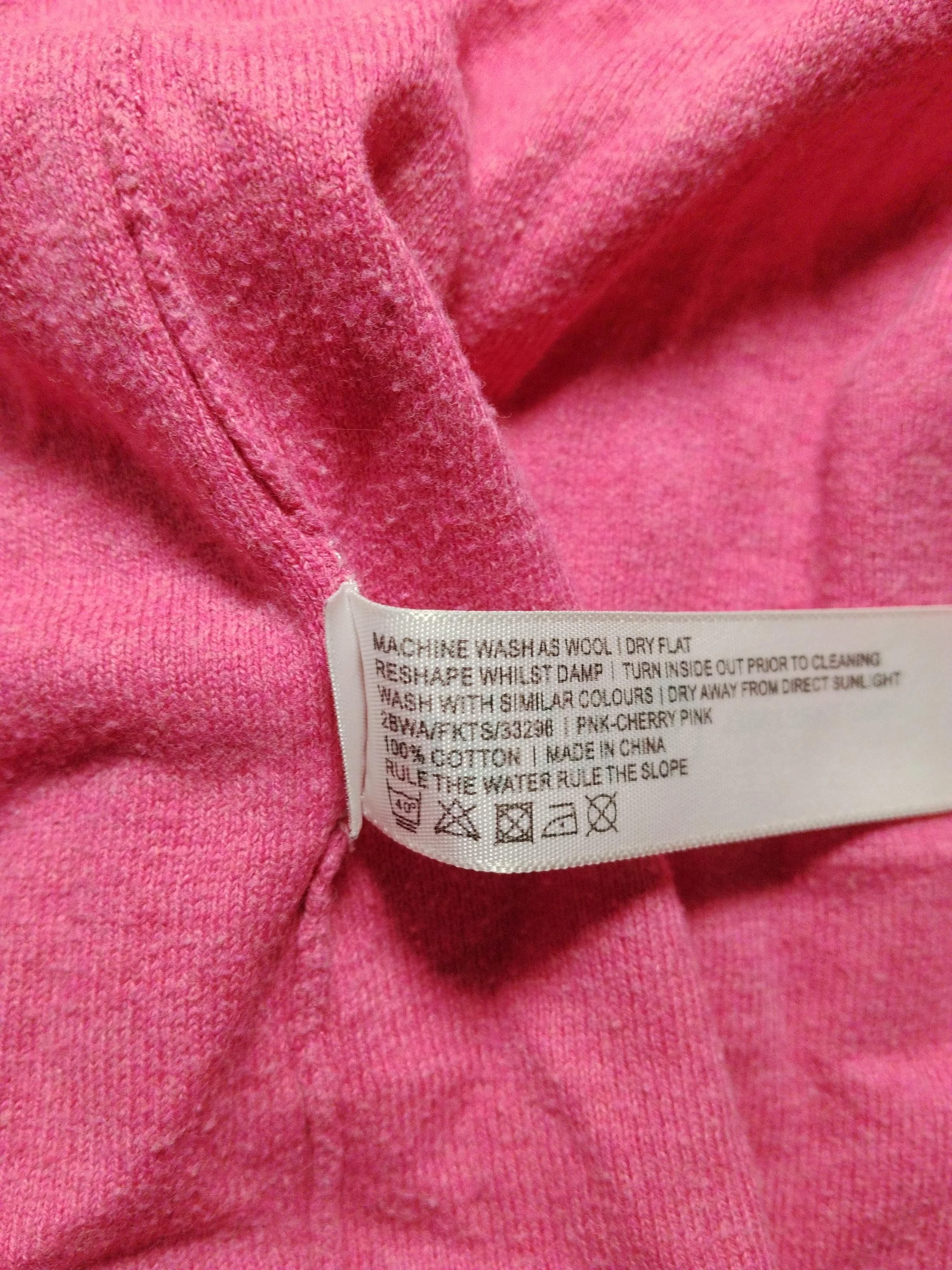 Fat Face Women's Cardigan UK 12 Pink 100% Cotton V-Neck Cardigan - Image 7