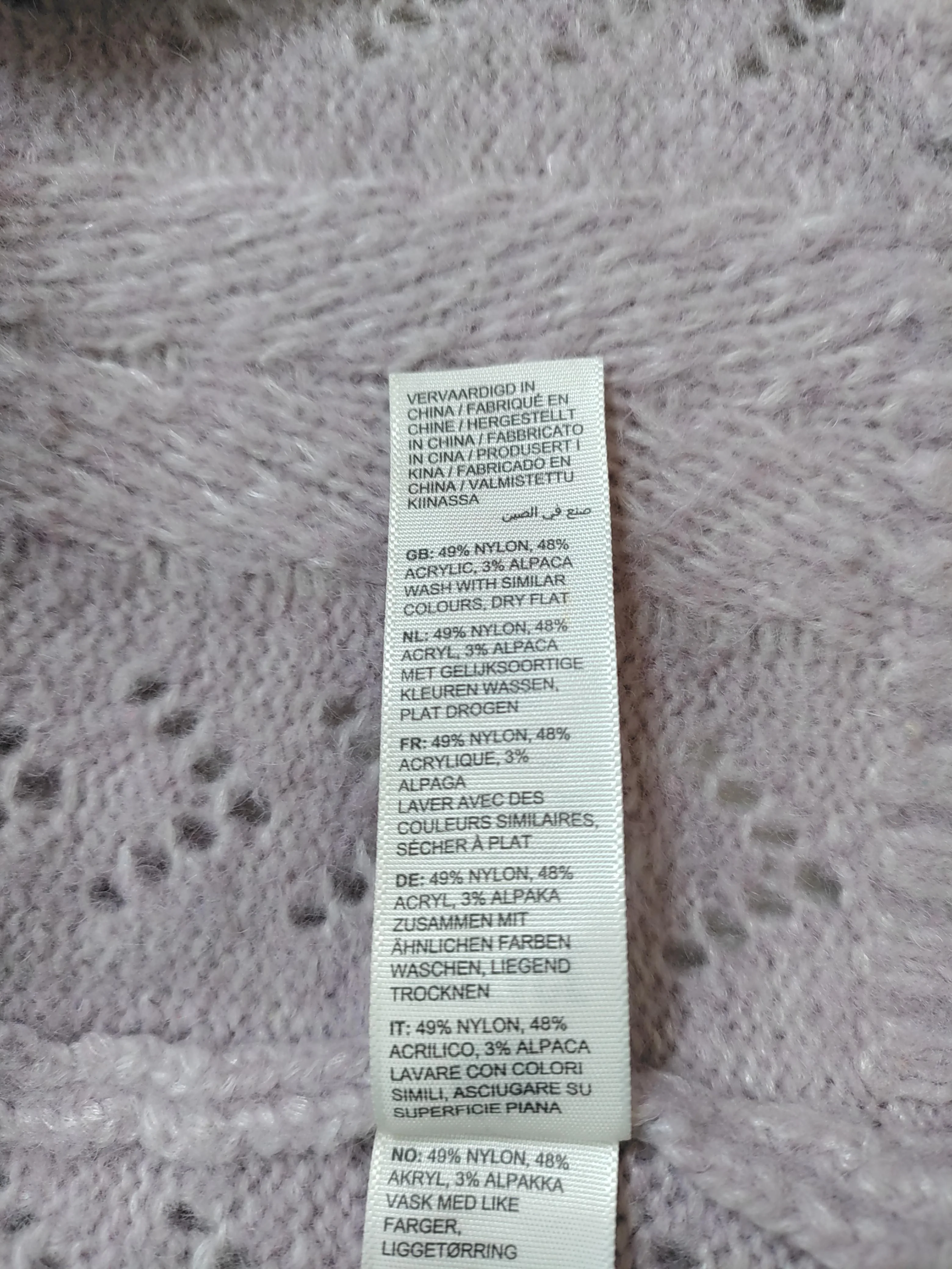 Fat Face Women's Cardigan UK 12 Purple Nylon with Acrylic, Other V-Neck Cardigan - Image 6