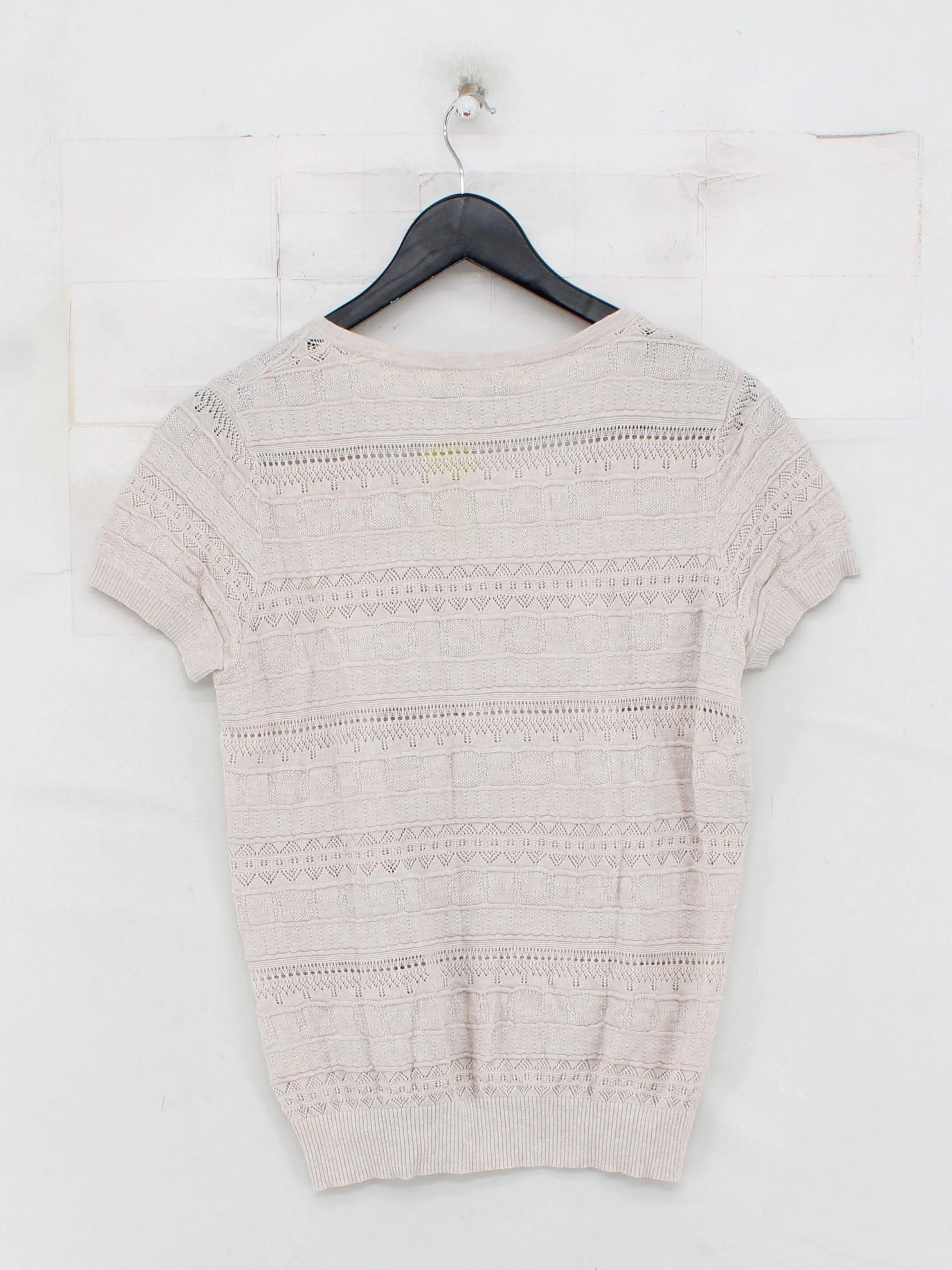 Fat Face Women's Cardigan UK 14 Cream 100% Other V-Neck Cardigan - Image 2