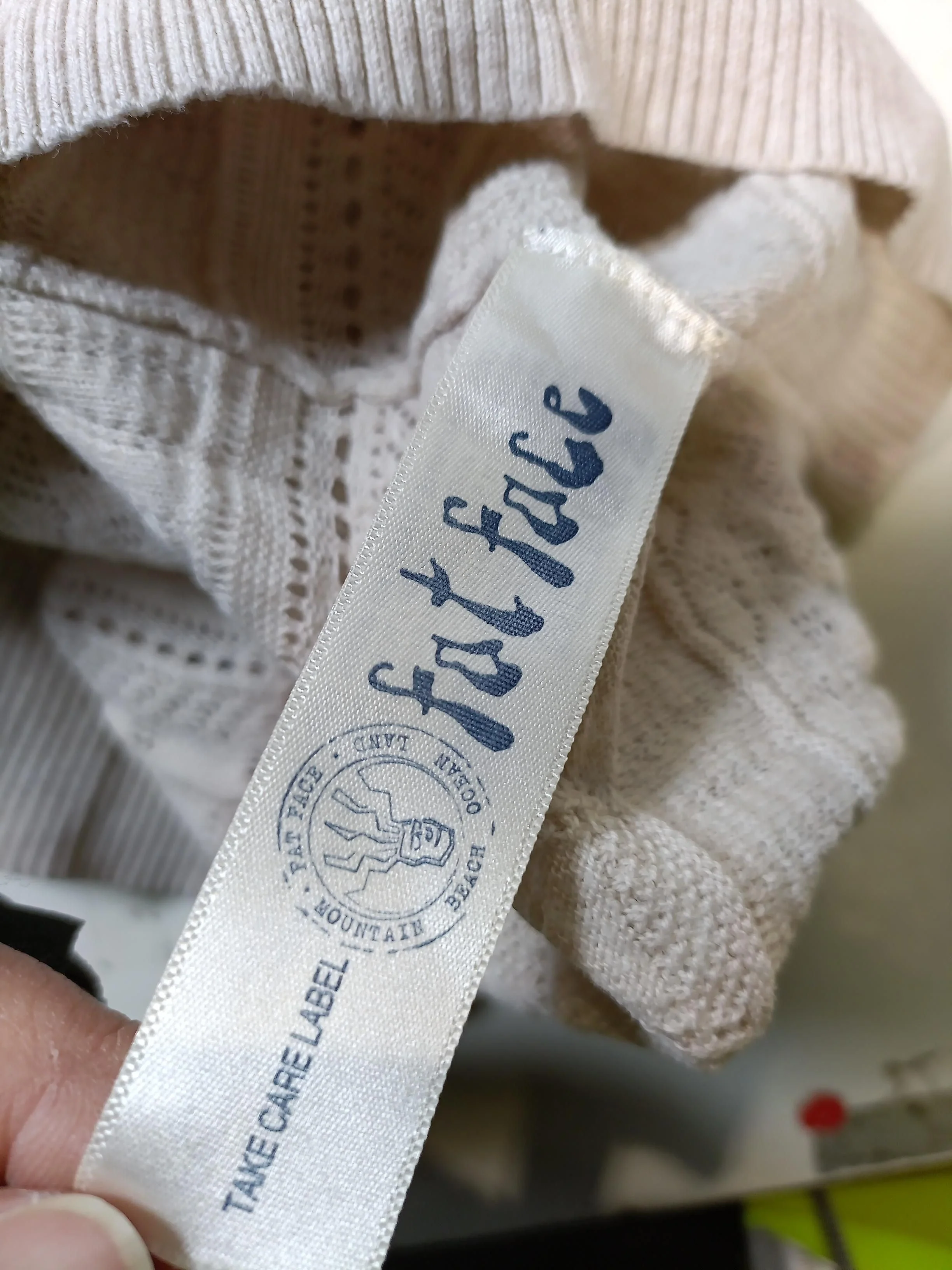 Fat Face Women's Cardigan UK 14 Cream 100% Other V-Neck Cardigan - Image 6