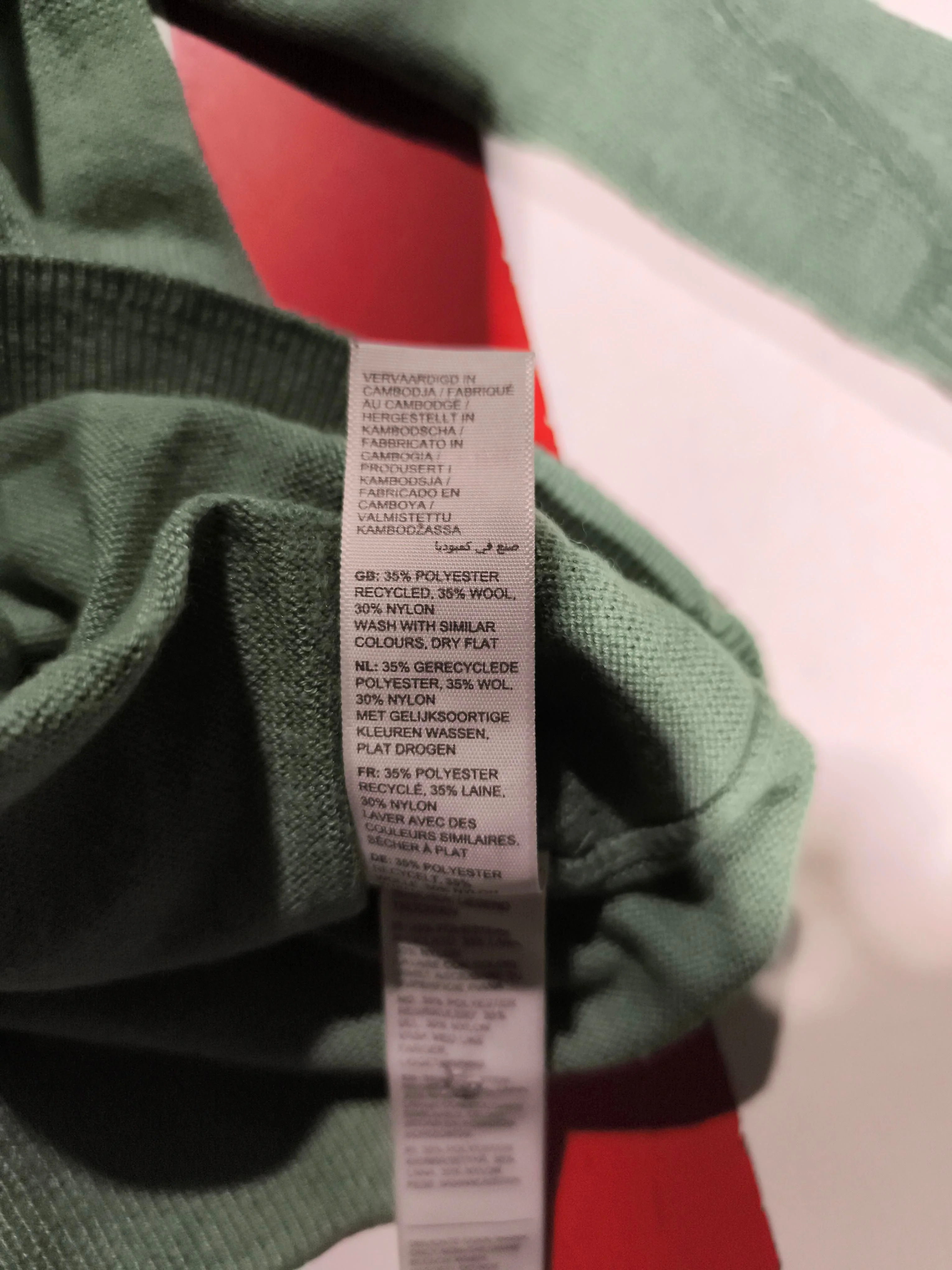 Fat Face Women's Cardigan UK 14 Green Polyester with Wool, Nylon V-Neck Cardigan - Image 7