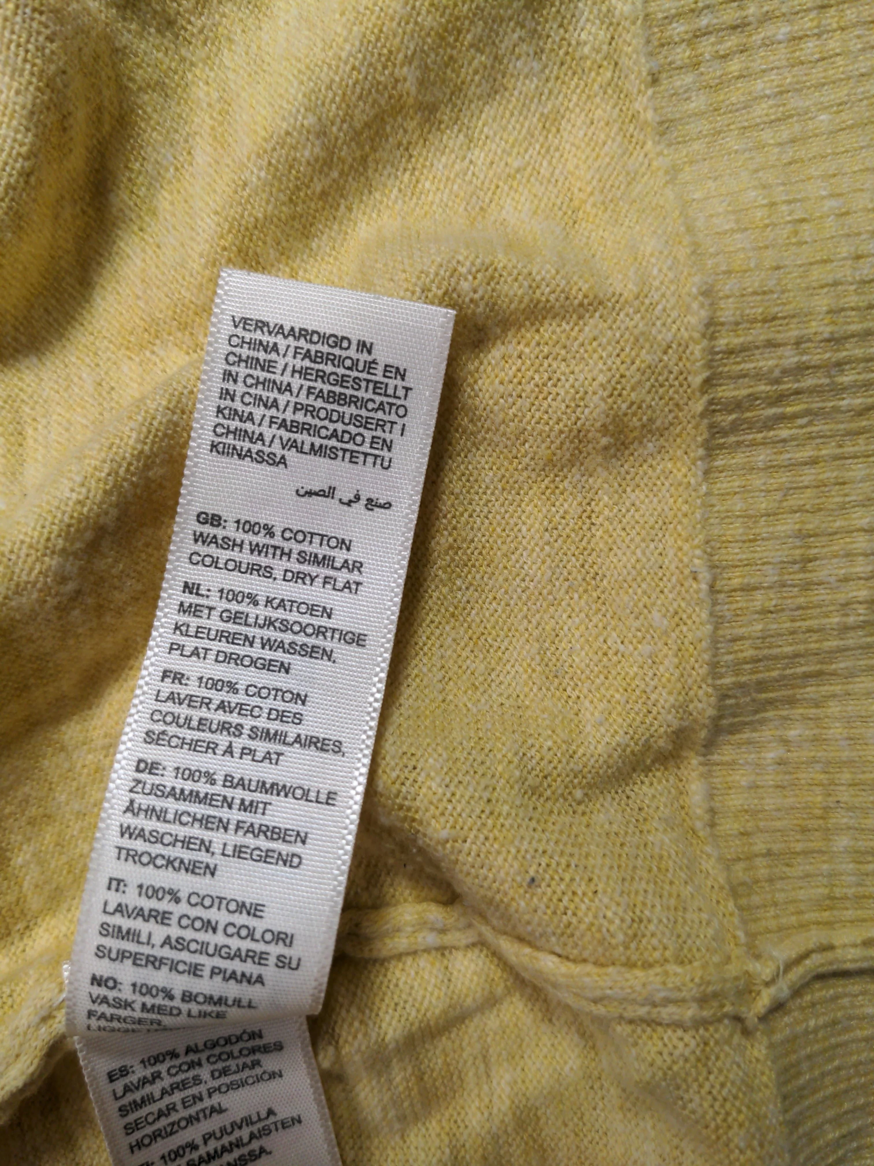 Fat Face Women's Cardigan UK 16 Yellow 100% Cotton Round Neck Cardigan - Image 6