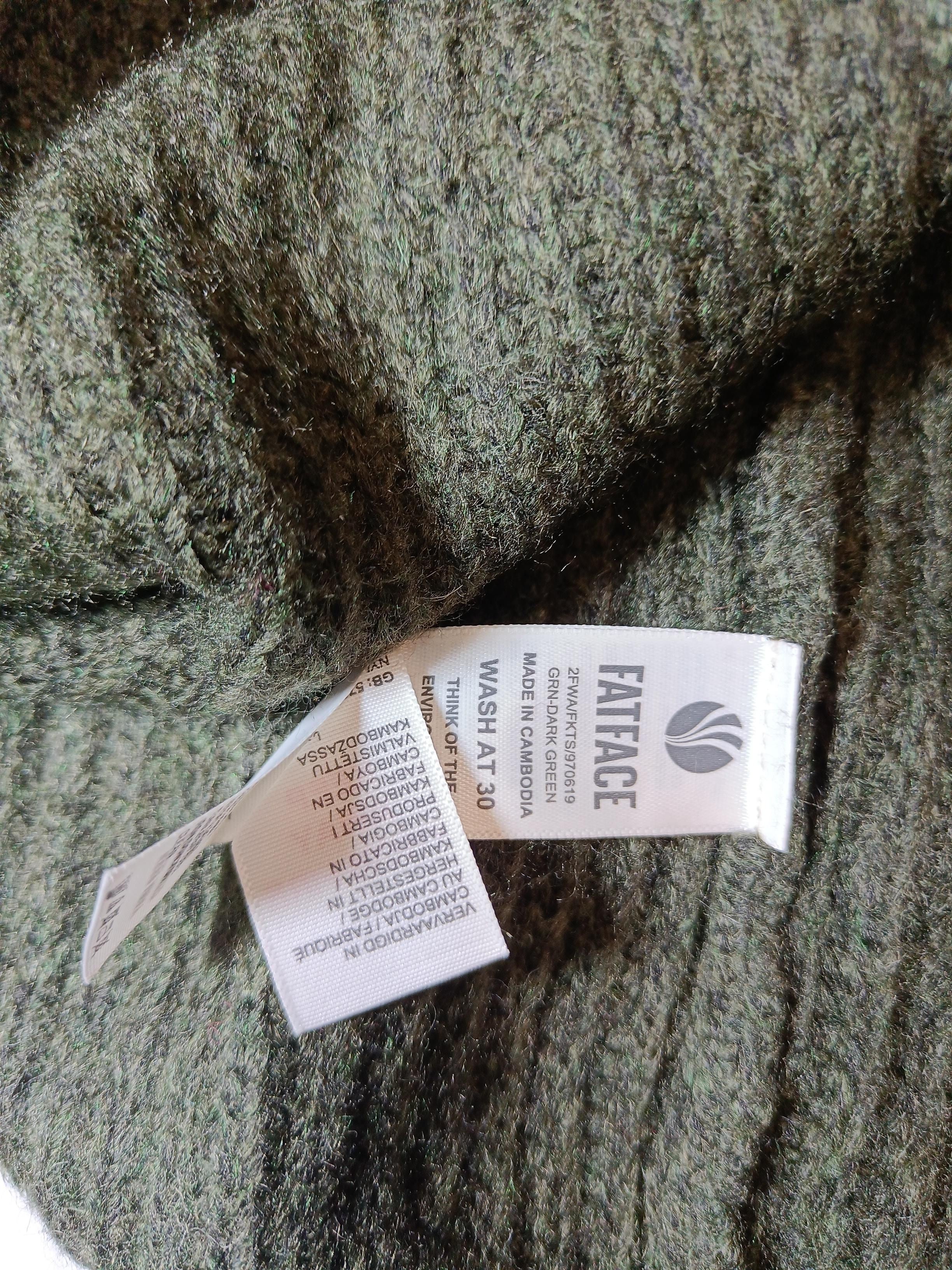 Fat Face Women's Cardigan UK 20 Green 100% Other V-Neck Cardigan - Image 6