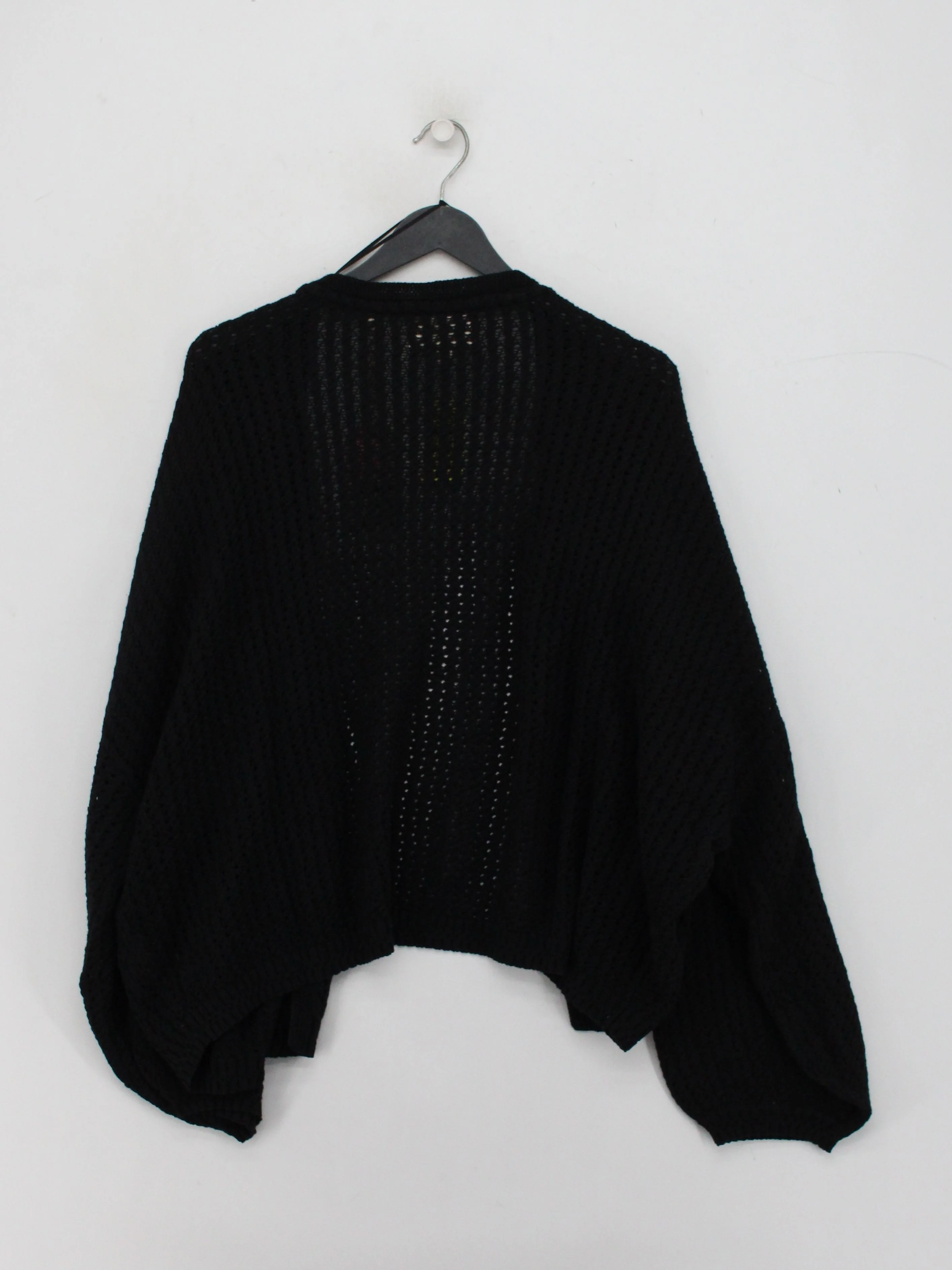 Fat Face Women's Cardigan UK 24 Black 100% Cotton V-Neck Cardigan - Image 2