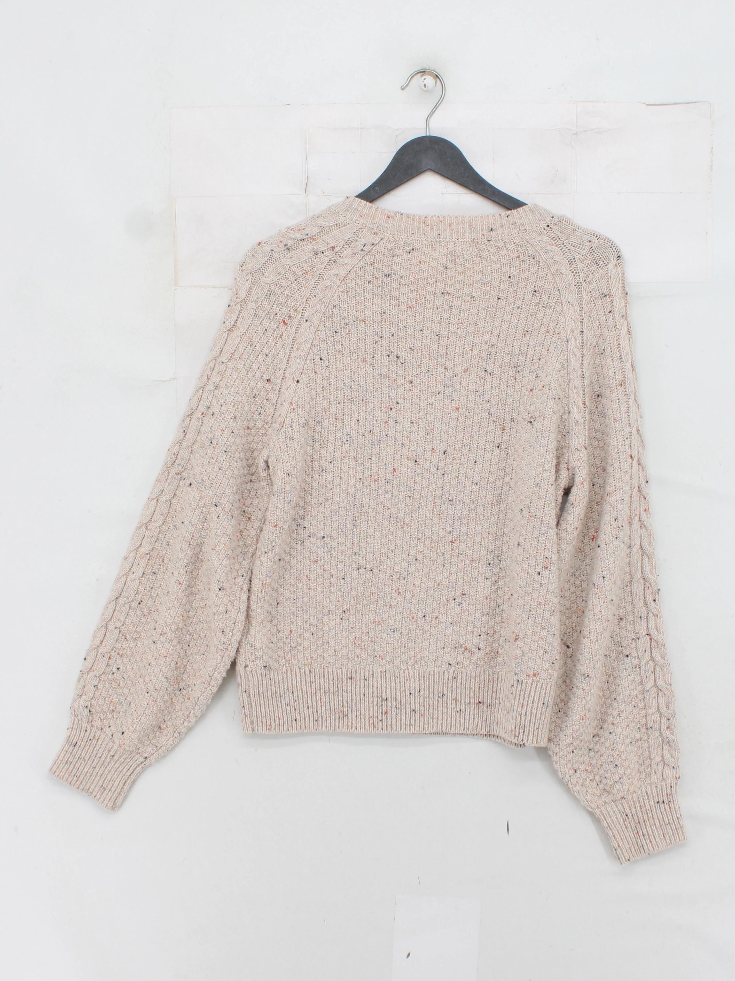 Fat Face Women's Cardigan UK 8 Cream Polyester with Nylon, Wool Cardigan - Image 2