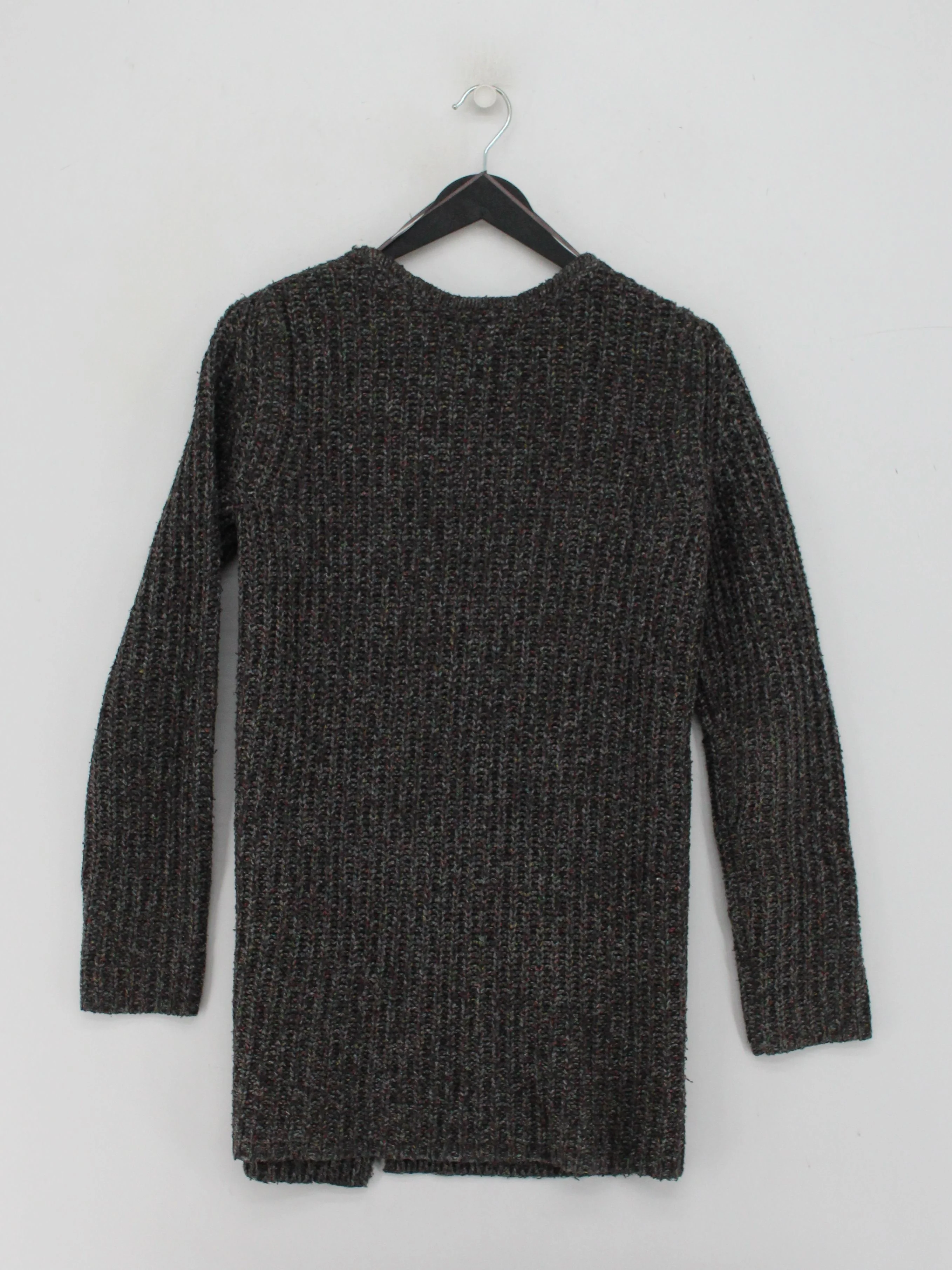Fat Face Women's Cardigan UK 8 Grey Acrylic with Cotton, Polyester Cardigan - Image 2