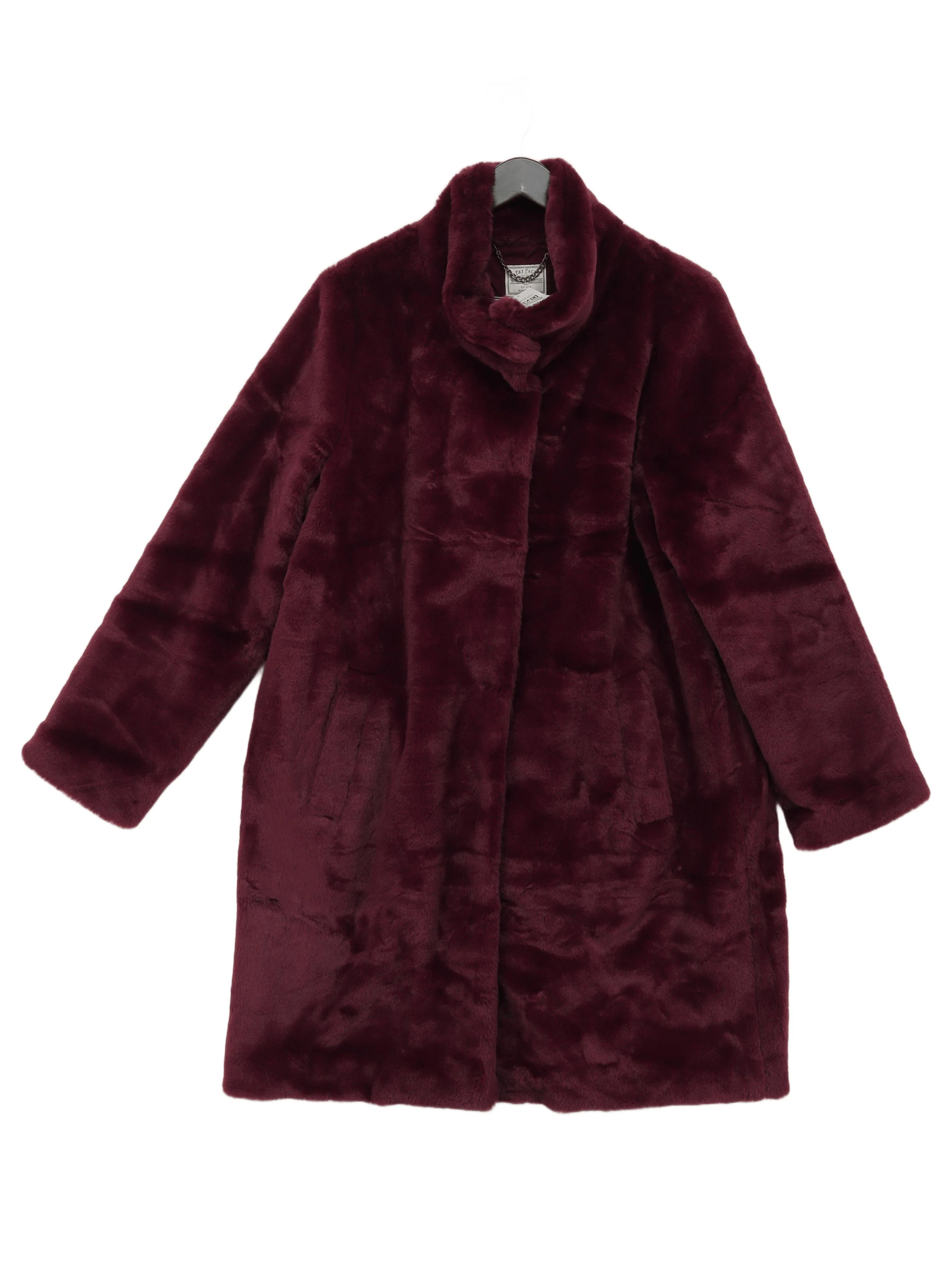Fat Face Women's Coat L Red 100% Polyester Puffer Jacket